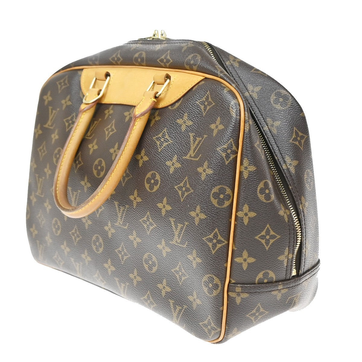 Louis Vuitton Trouville Monogram Canvas Brown Canvas Handbag (Pre-Owned)