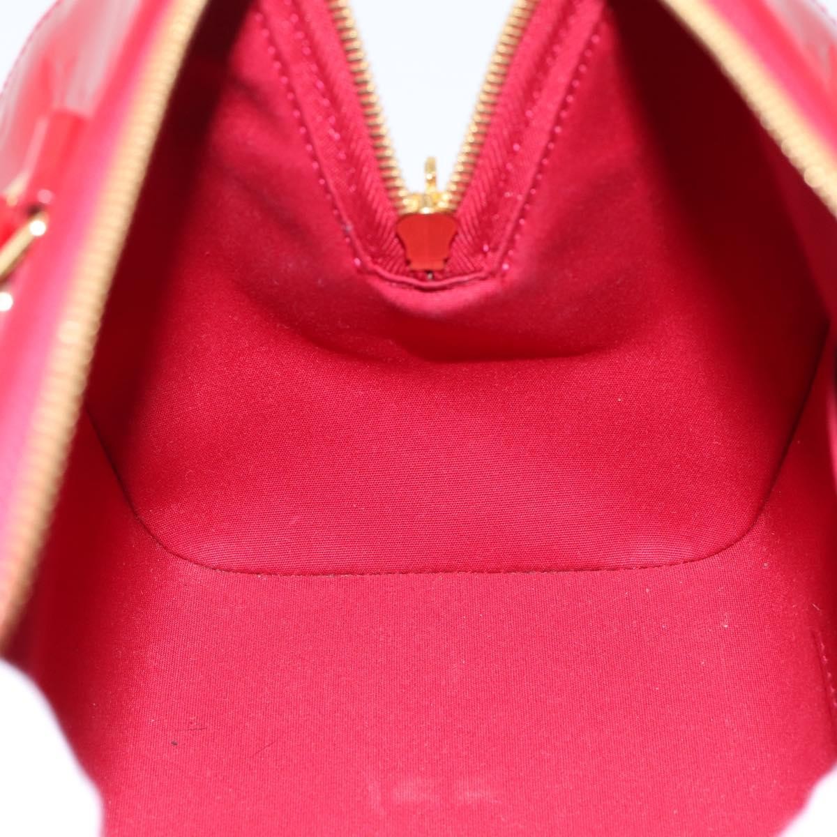 Louis Vuitton Montana Monogram Vernis Red Patent_Leather Handbag (Pre-Owned)