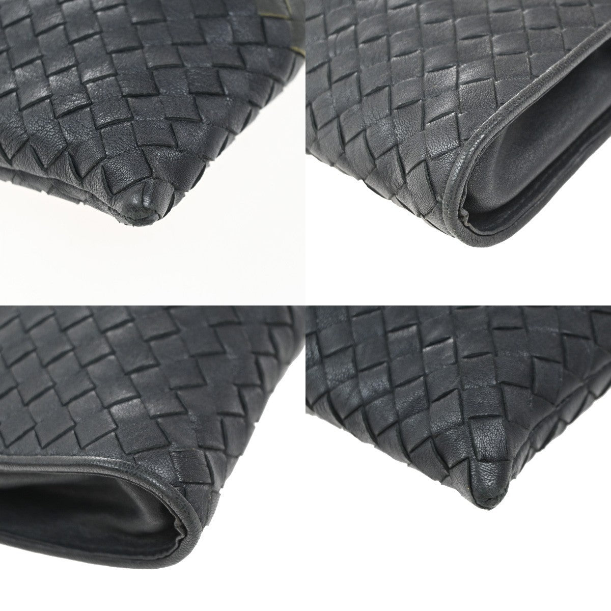Bottega Veneta Portfolio Intrecciato Nappa Multicolour Leather Clutche & Pouche Bag (Pre-Owned)