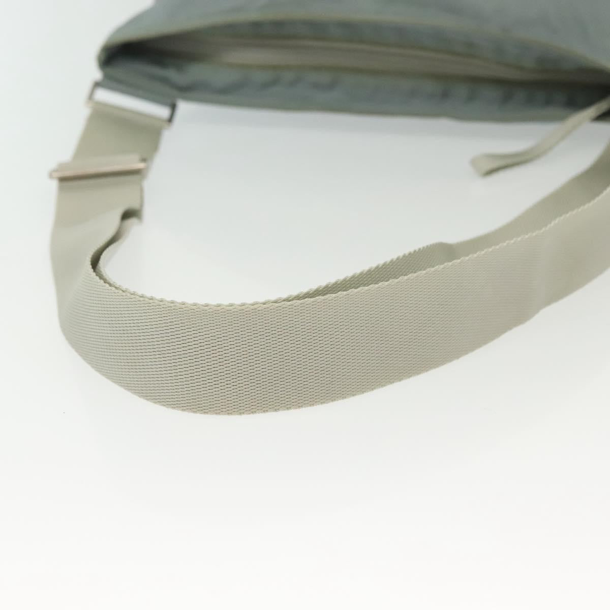 Prada Flat Messenger Tessuto Blue Nylon Shoulder Bag Bag (Pre-Owned)