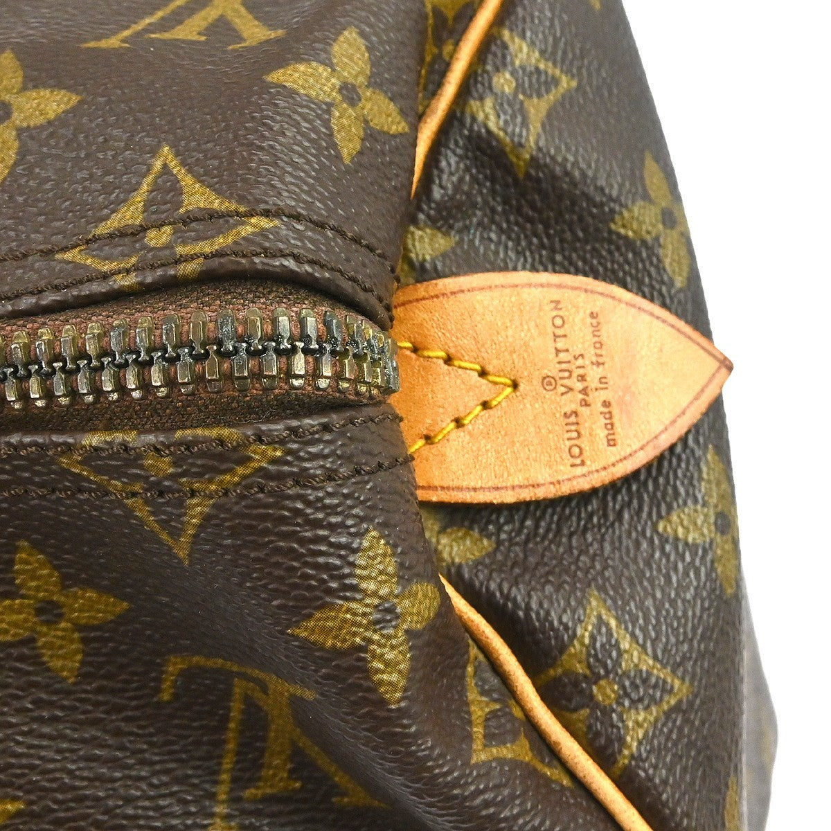 Louis Vuitton Keepall Monogram Brown Canvas Travel Bag Bag (Pre-Owned)