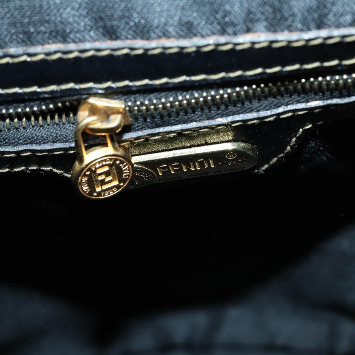 Fendi Pequin Front Pocket Coated Canvas Brown Pvc Backpack Bag (Pre-Owned)