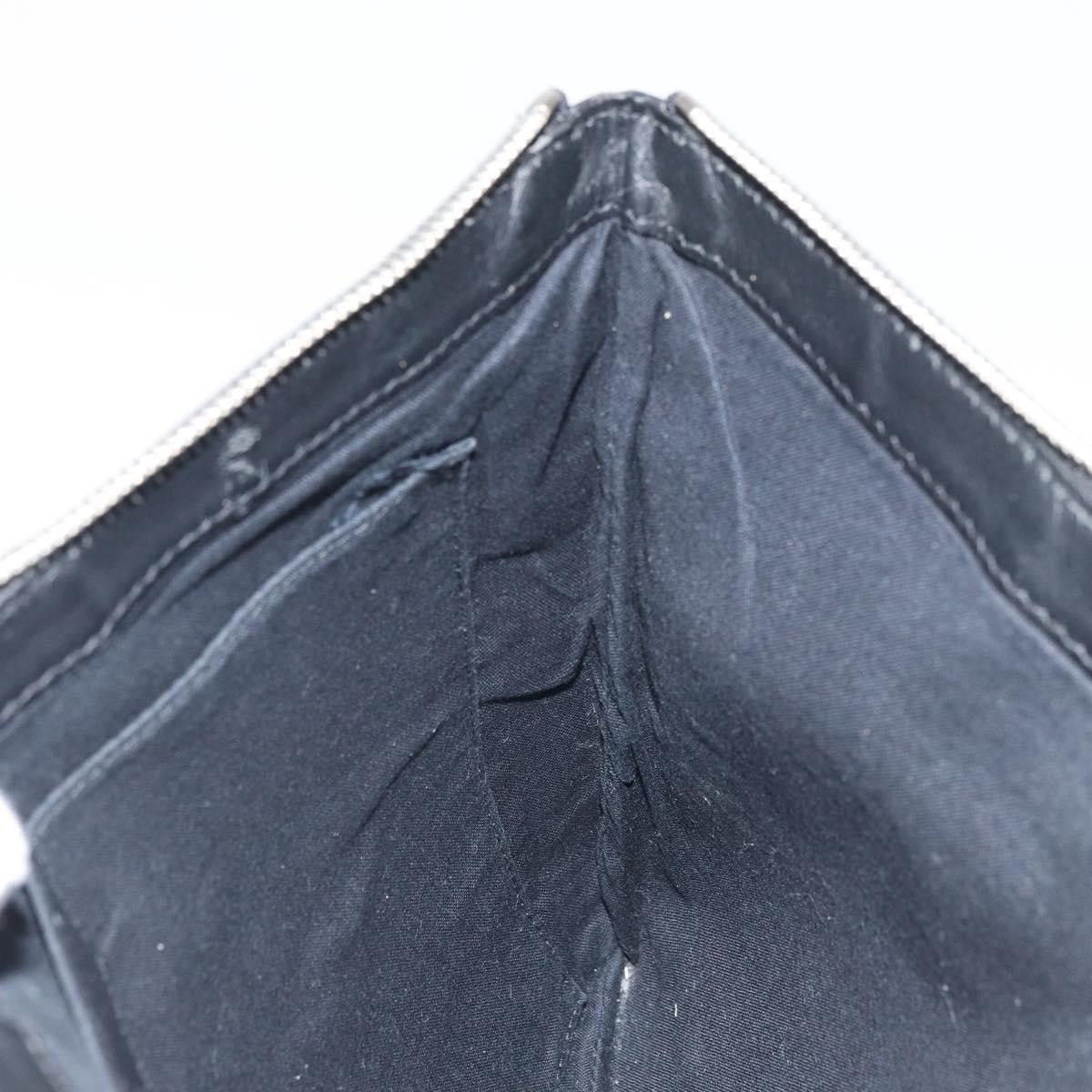 Balenciaga Navy Zip Canvas And Leather Black Canvas Clutche & Pouche Bag (Pre-Owned)