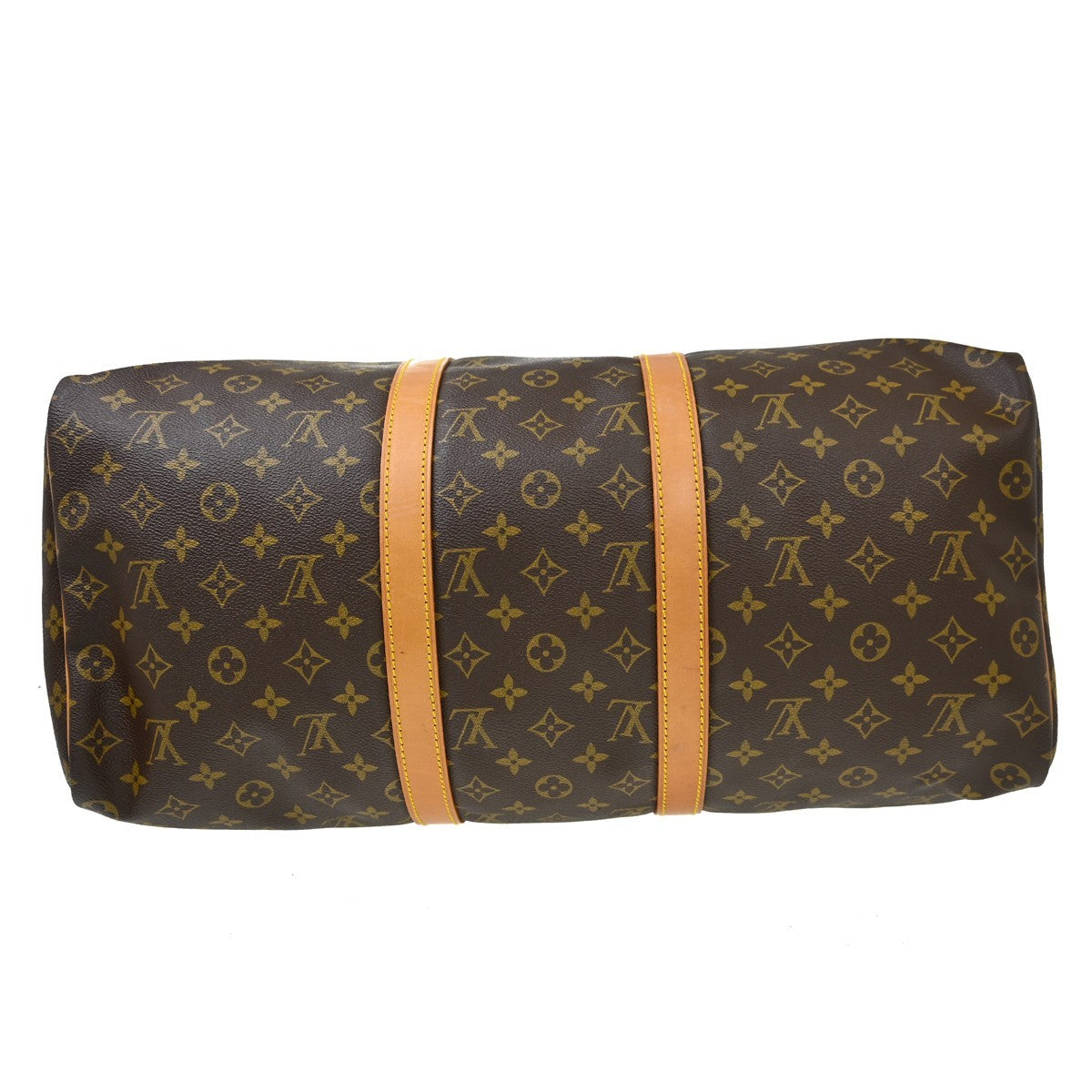 Louis Vuitton Keepall Monogram Canvas Brown Canvas Travel Bag Bag (Pre-Owned)