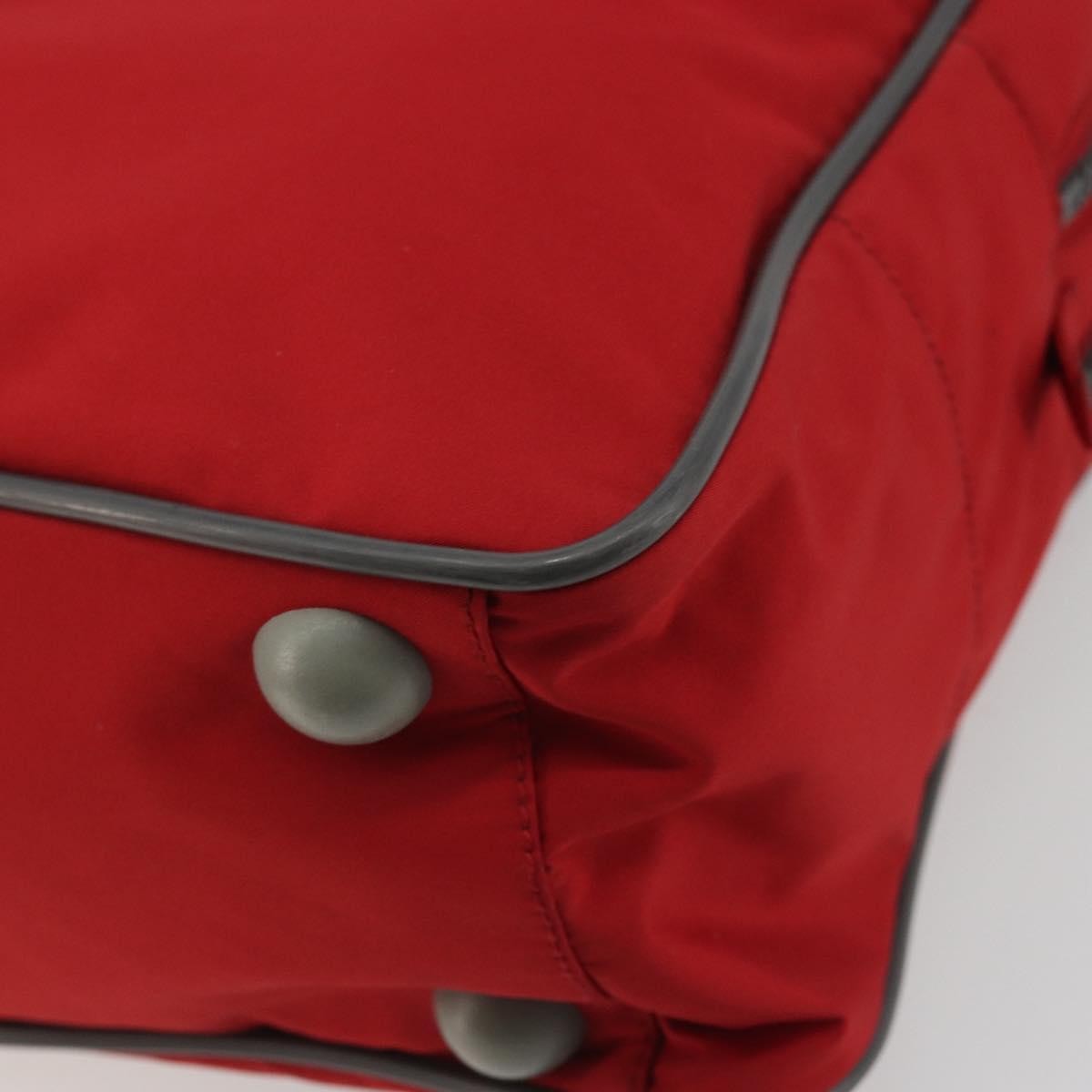 Prada Sport Nylon Red Nylon Tote Bag Bag (Pre-Owned)