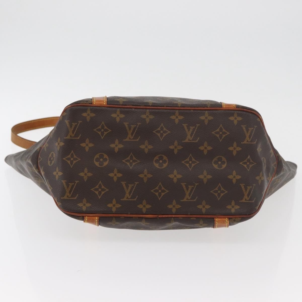 Louis Vuitton Shopping Sac Monogram Canvas Brown Canvas Handbag (Pre-Owned)