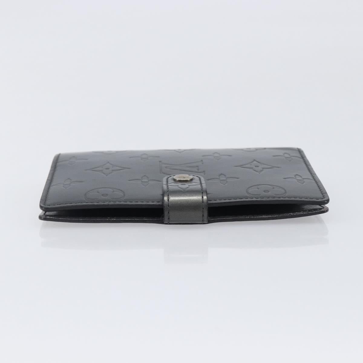 Louis Vuitton Agenda Cover Patent Leather Black Canvas Wallets Accessory (Pre-Owned)