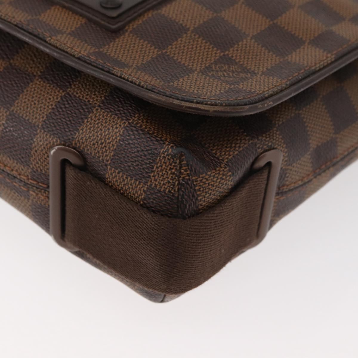 Louis Vuitton Brooklyn Damier Brown Canvas Handbag (Pre-Owned)