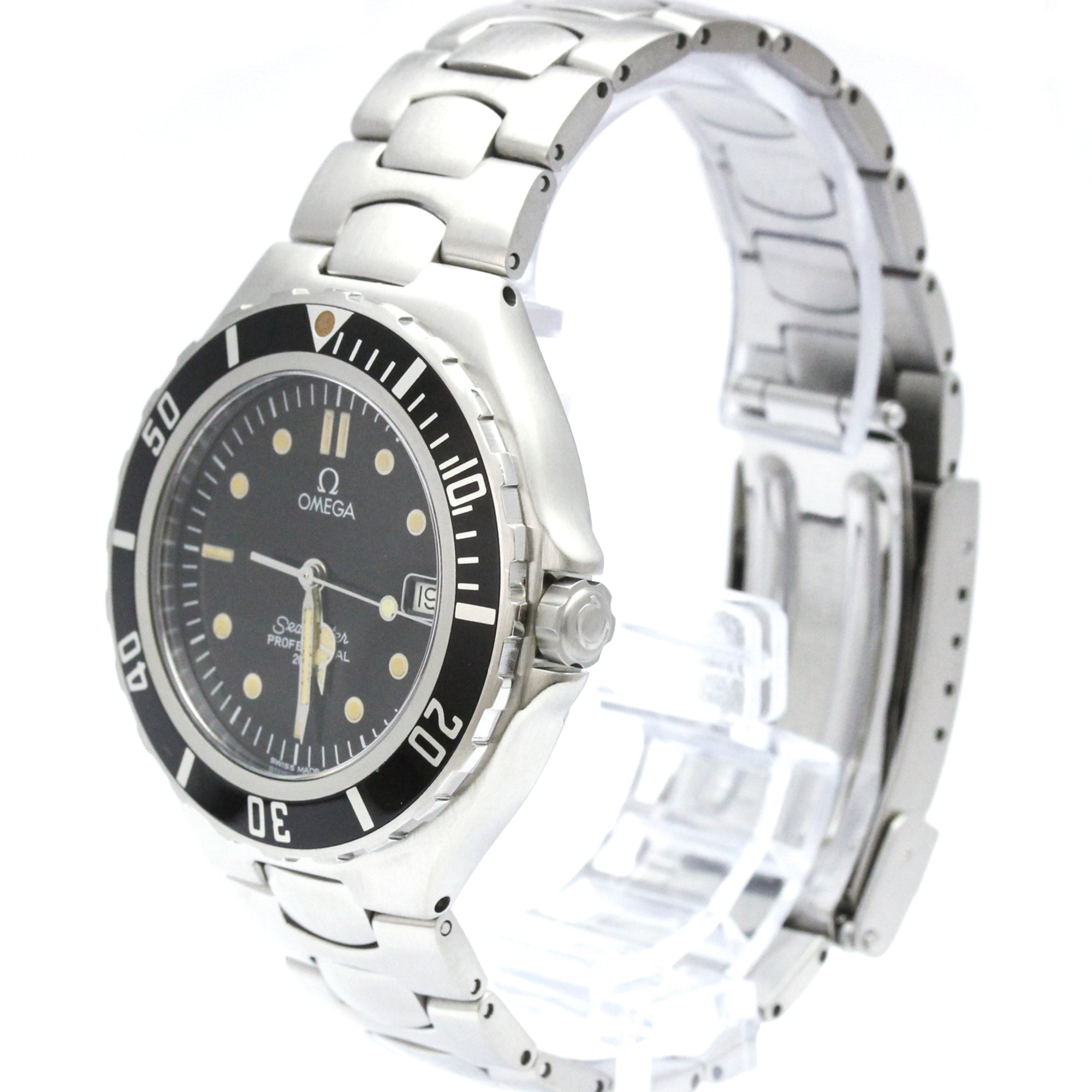 Omega Seamaster Professional 200 Pre Bond Chronometer Quartz Stainless Steel Watch (Pre-Owned)