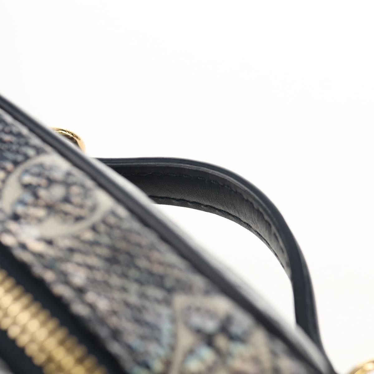 Louis Vuitton Vanity Case Monoglam Jacquard Canvas Navy Canvas Clutche & Pouche Bag (Pre-Owned)