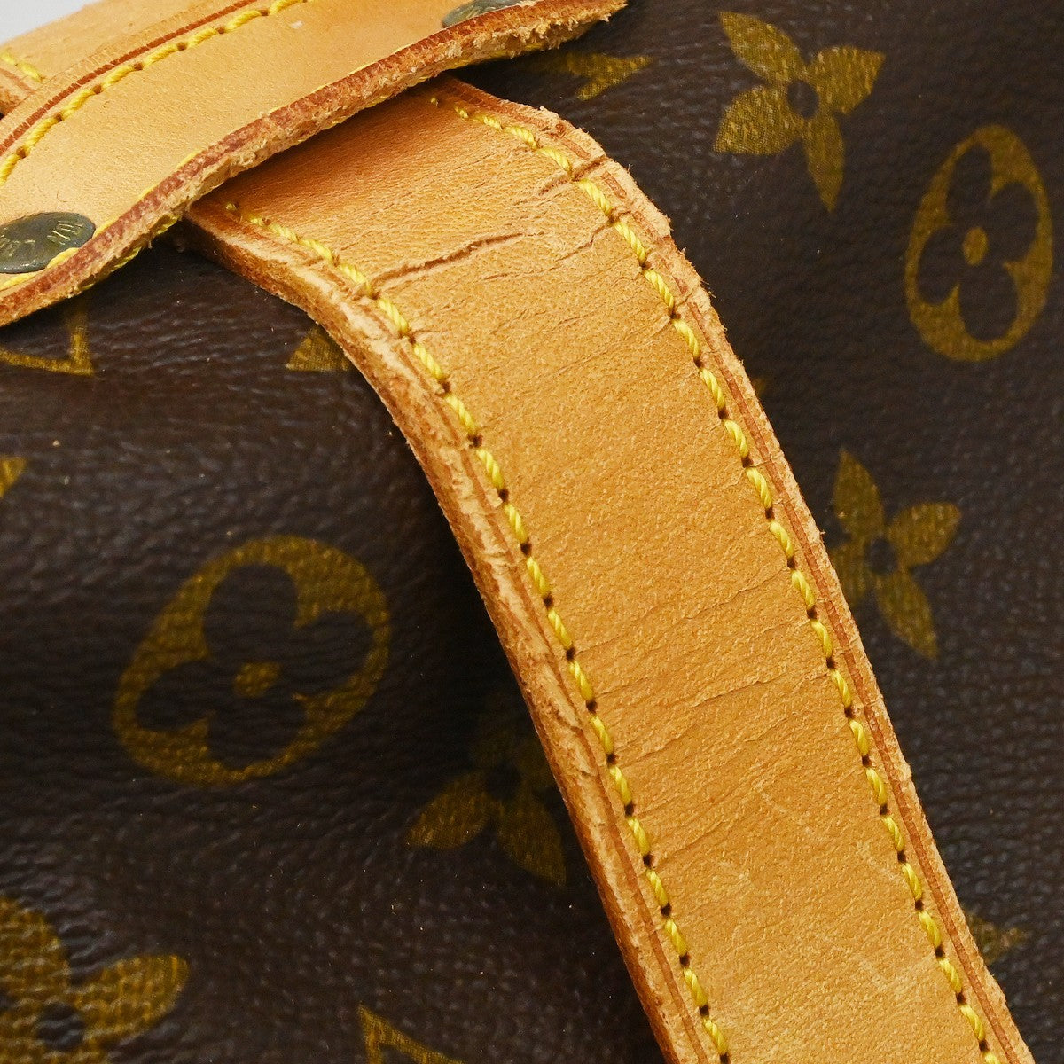 Louis Vuitton Saumur Monogram Canvas Brown Canvas Shoulder Bag Bag (Pre-Owned)