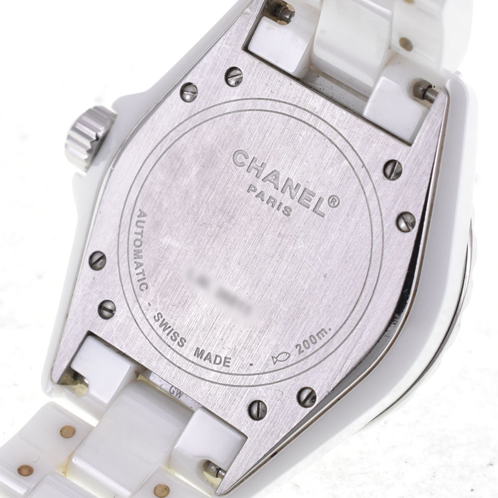 Chanel J12 Automatic Ceramic And Stainless Steel With Diamond Bezel Watch (Pre-Owned)