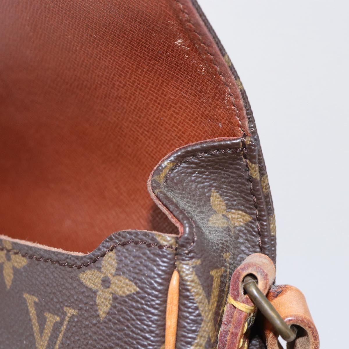 Louis Vuitton Cartouchiere Monogram Canvas Brown Canvas Shoulder Bag Bag (Pre-Owned)
