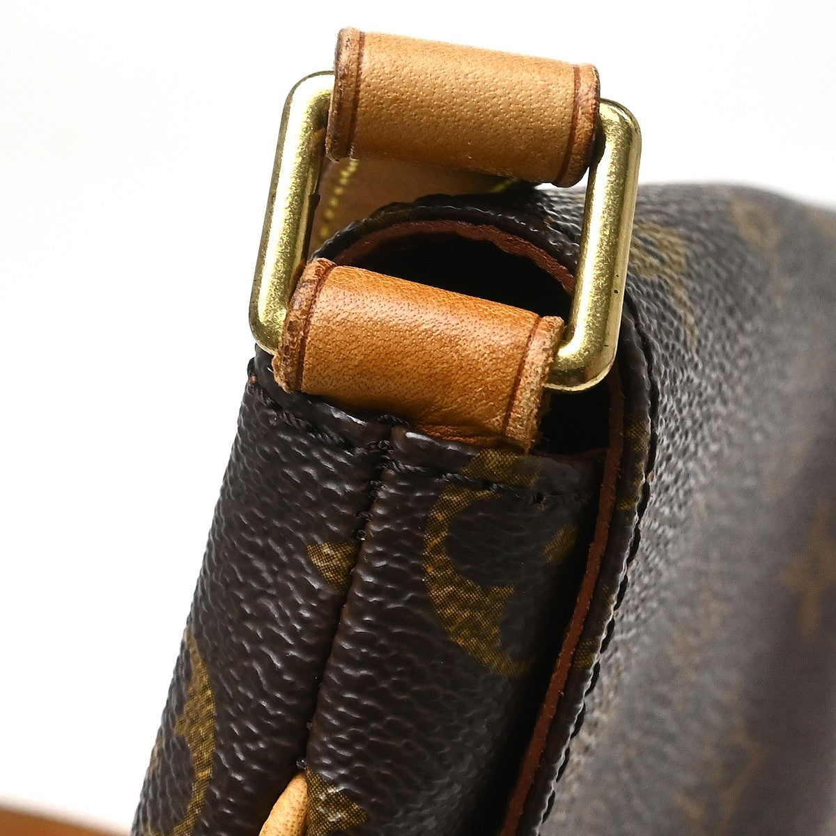 Louis Vuitton Musette Tango Monogram Canvas Brown Canvas Shoulder Bag Bag (Pre-Owned)