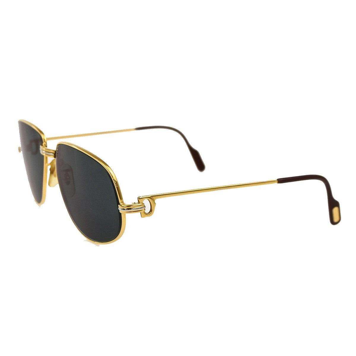 Cartier Romance Metal Gold Metal Sunglasse Accessory (Pre-Owned)