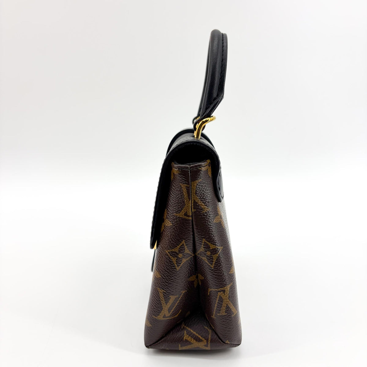 Louis Vuitton Locky Monogram Canvas With Leather Black Canvas Handbag (Pre-Owned)
