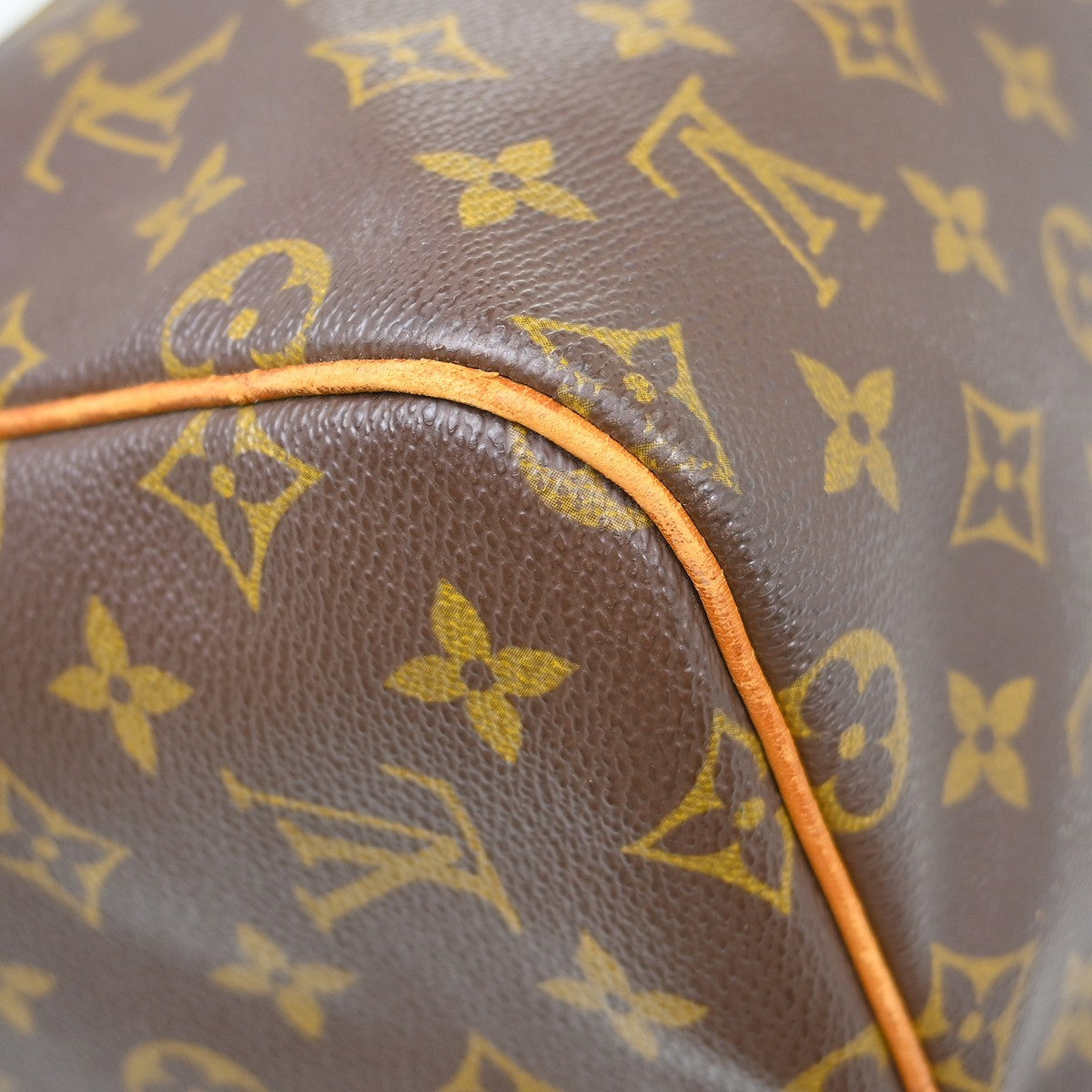 Louis Vuitton Keepall Monogram Canvas Brown Canvas Travel Bag Bag (Pre-Owned)
