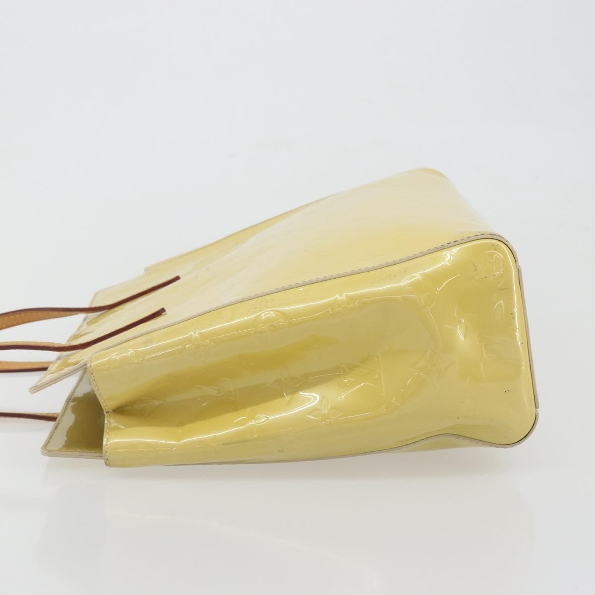 Louis Vuitton Catalina Monogram Vernis Yellow Patent_Leather Tote Bag Bag (Pre-Owned)