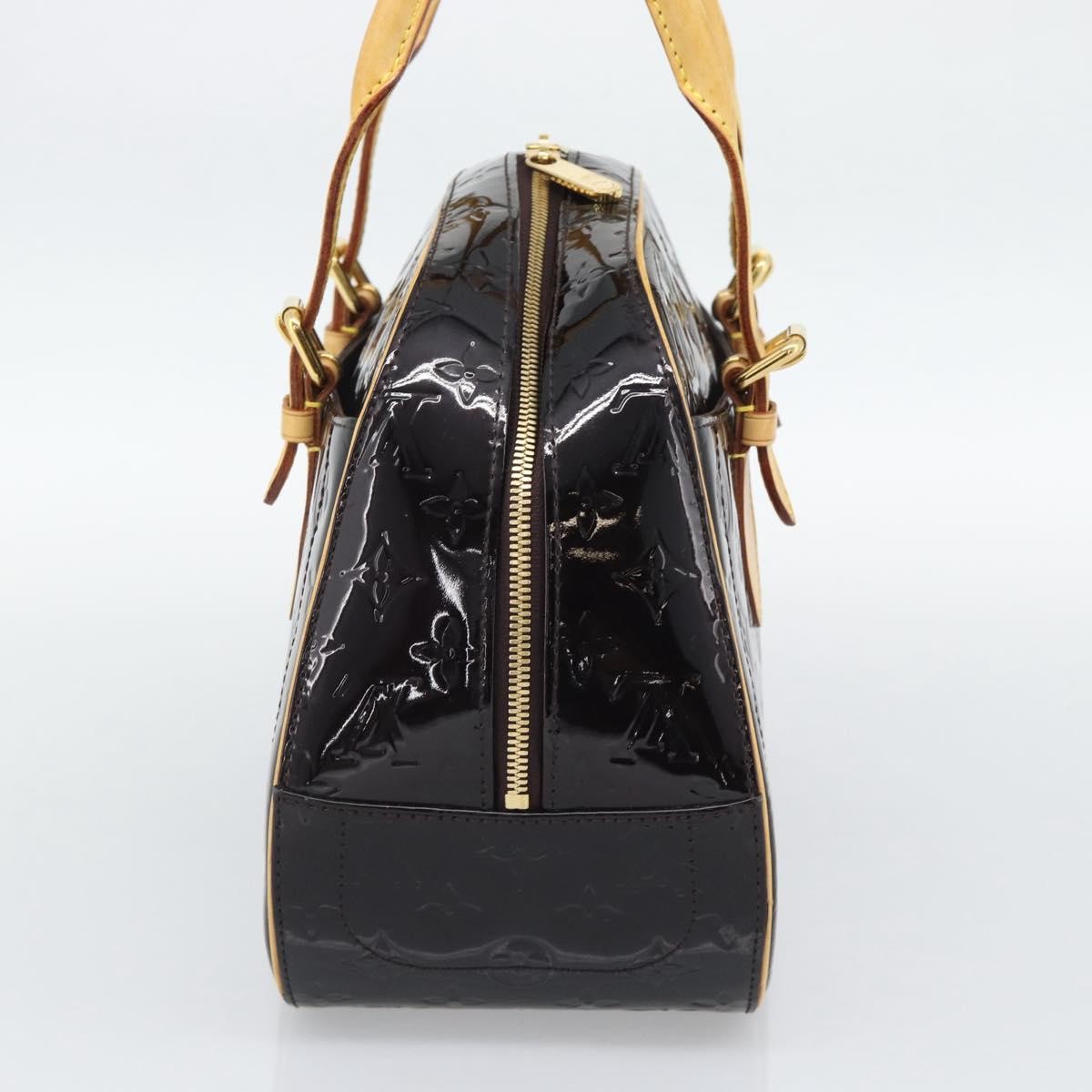 Louis Vuitton Summit Drive Monogram Vernis Black Patent_Leather Handbag (Pre-Owned)