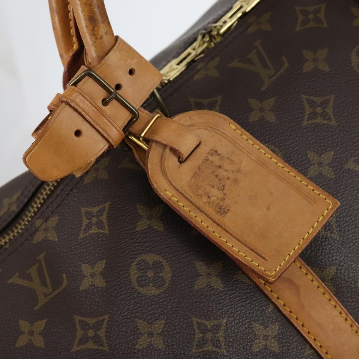 Louis Vuitton Keepall Monogram Canvas Brown Canvas Travel Bag Bag (Pre-Owned)