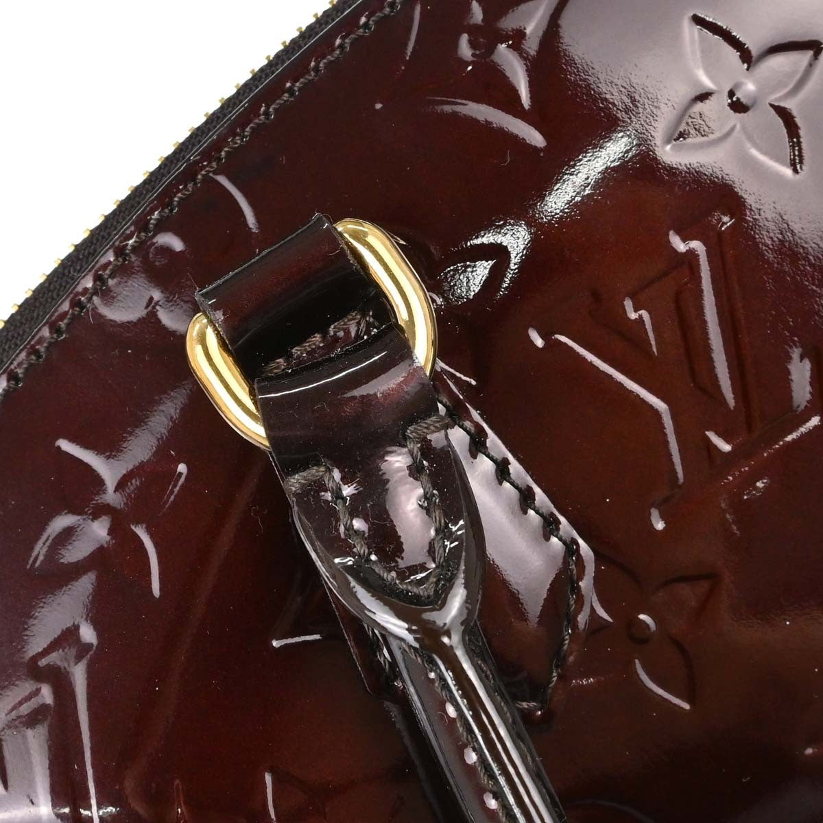 Louis Vuitton Sherwood Monogram Vernis Purple Patent_Leather Handbag (Pre-Owned)