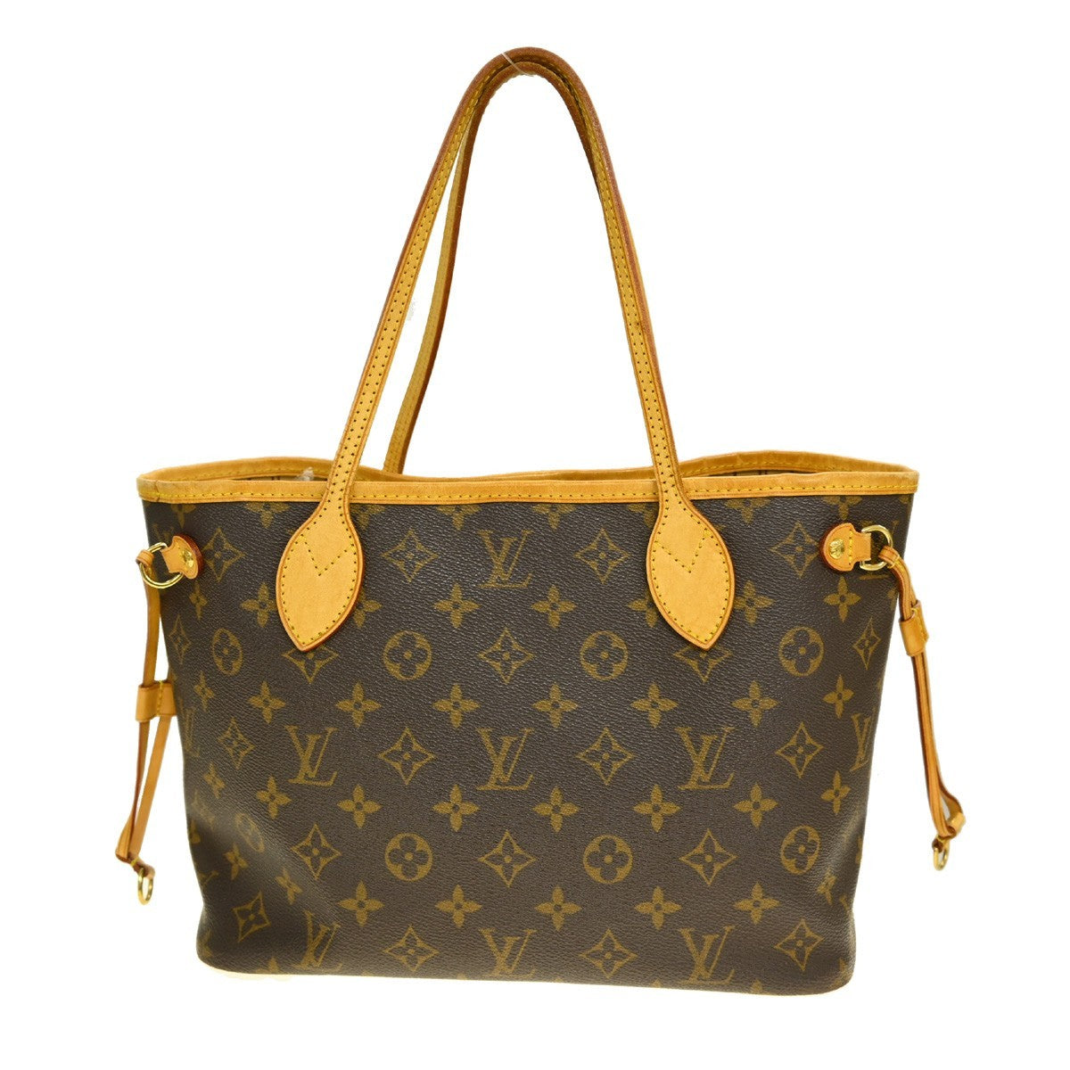 Louis Vuitton Neverfull Monogram Brown Canvas Tote Bag Bag (Pre-Owned)