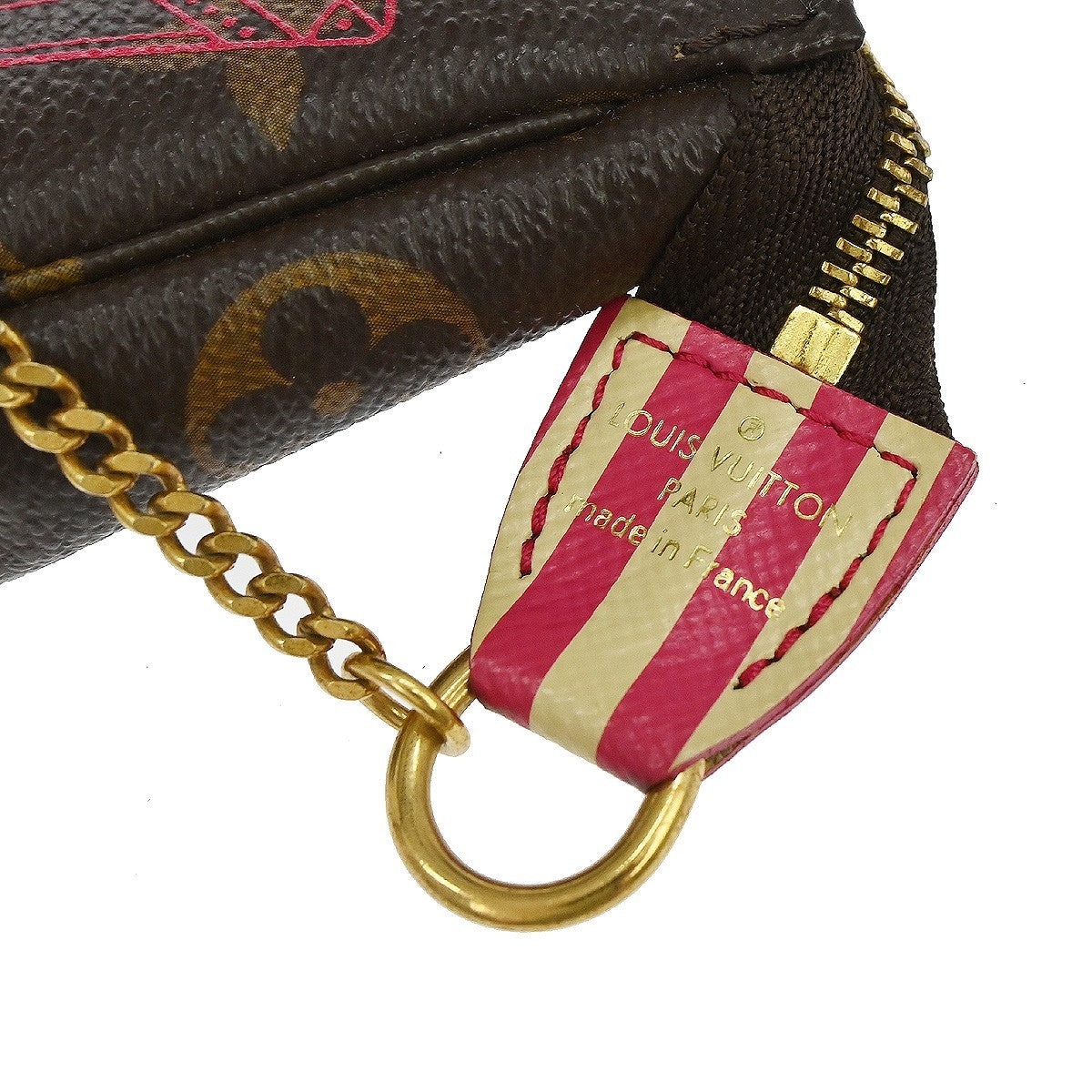 Louis Vuitton Mini Pochette Limited Brown Canvas Clutche & Pouche Bag (Pre-Owned)