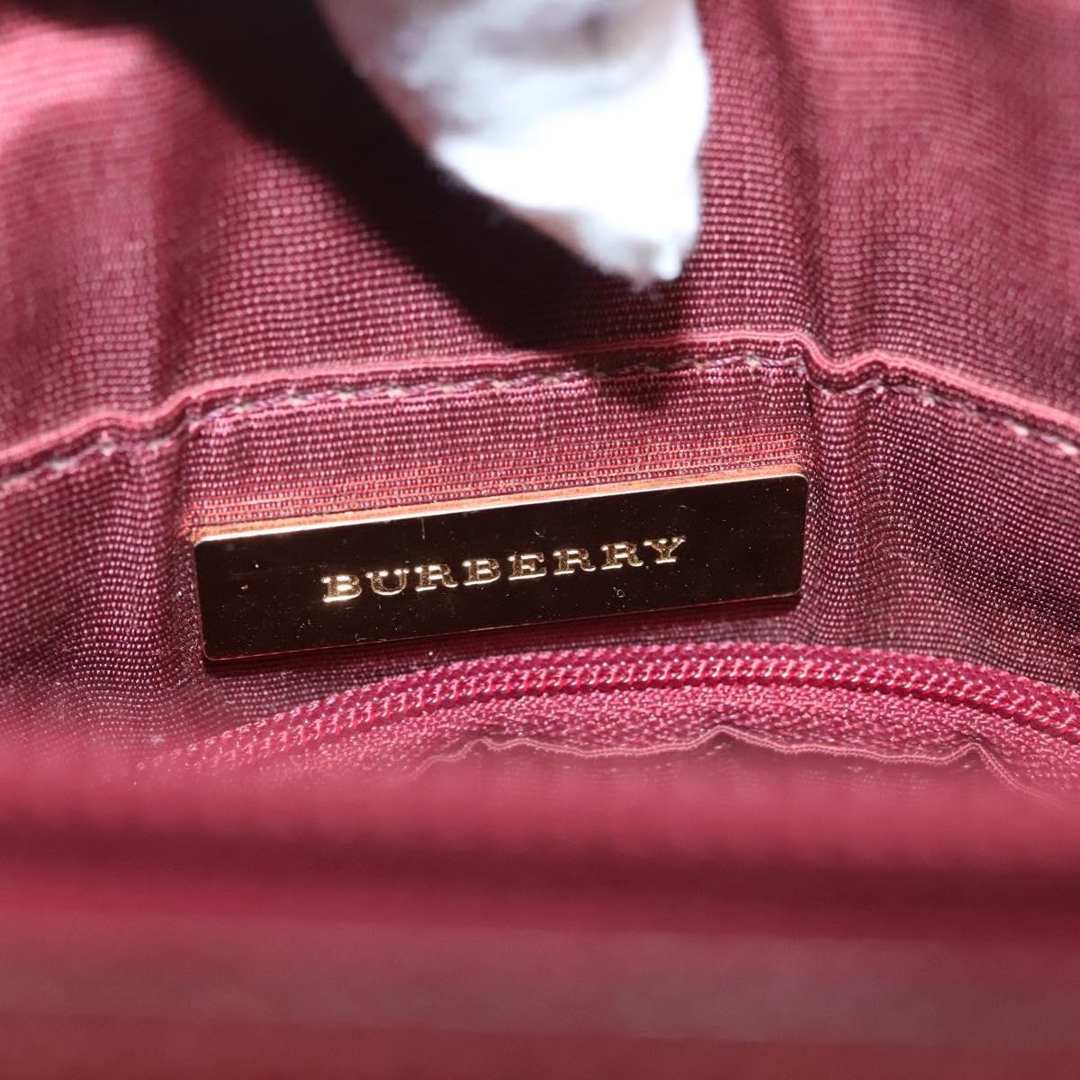 Burberry Nova Check Nova Check Canvas And Leather Beige Canvas Handbag (Pre-Owned)