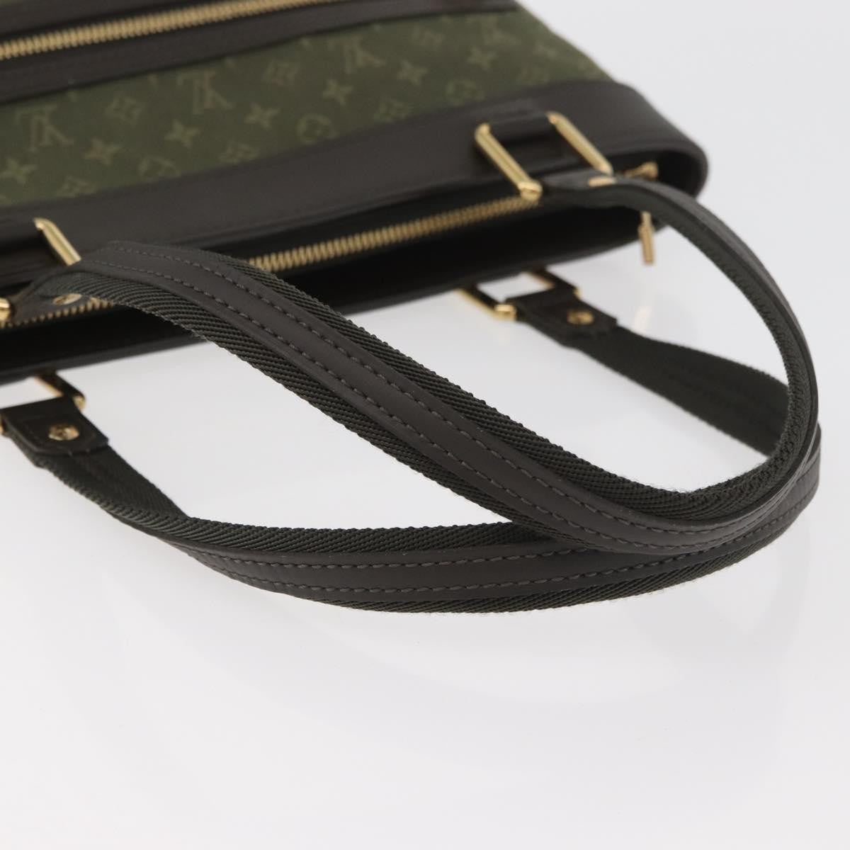 Louis Vuitton Lucille Mini Lin Khaki Canvas Handbag (Pre-Owned)