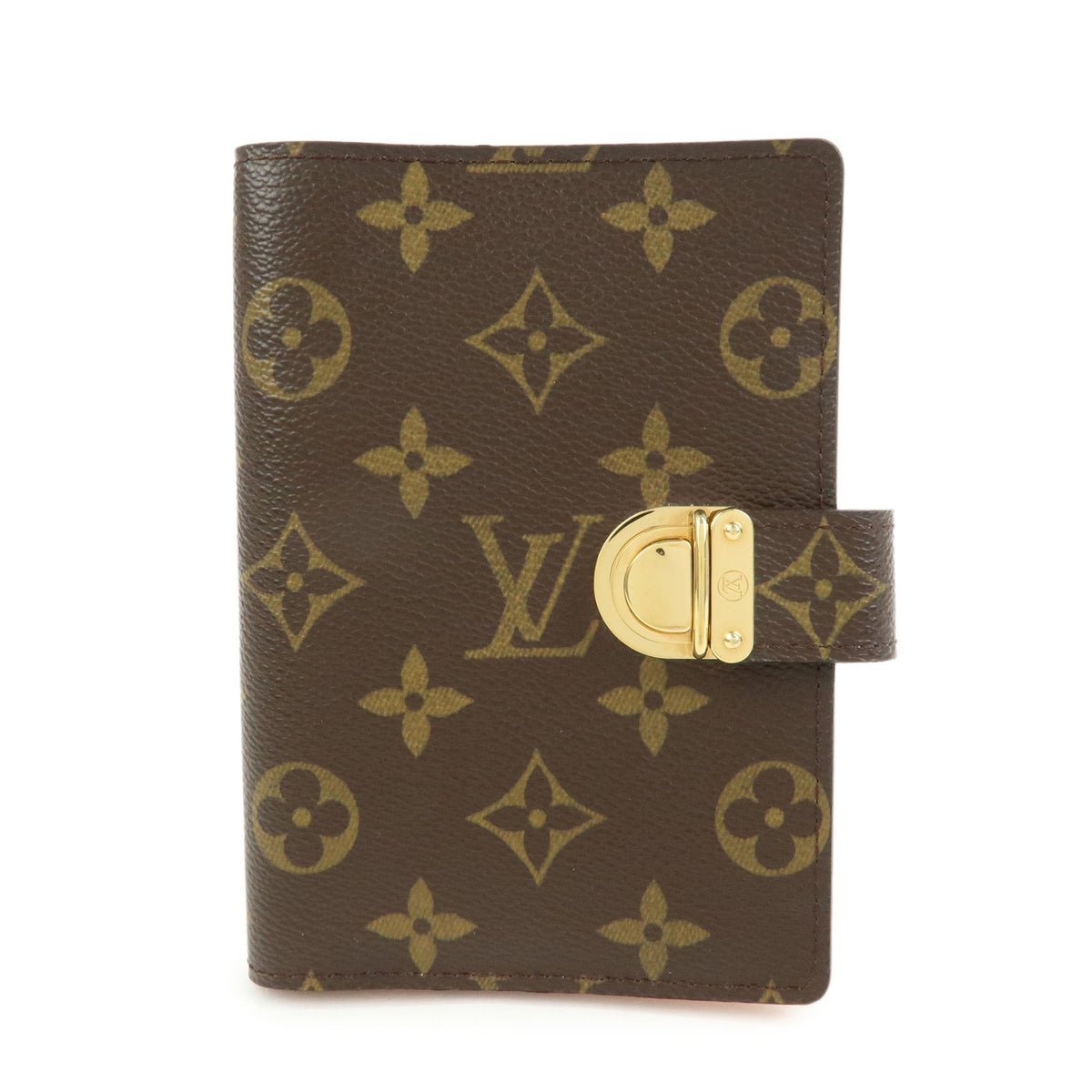 Louis Vuitton Koala Ring Agenda Cover Monogram Canvas Brown Canvas Briefcase Bag (Pre-Owned)
