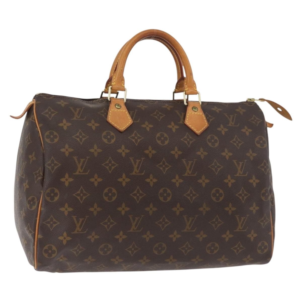 Louis Vuitton Speedy Monogram Canvas Brown Canvas Handbag (Pre-Owned)