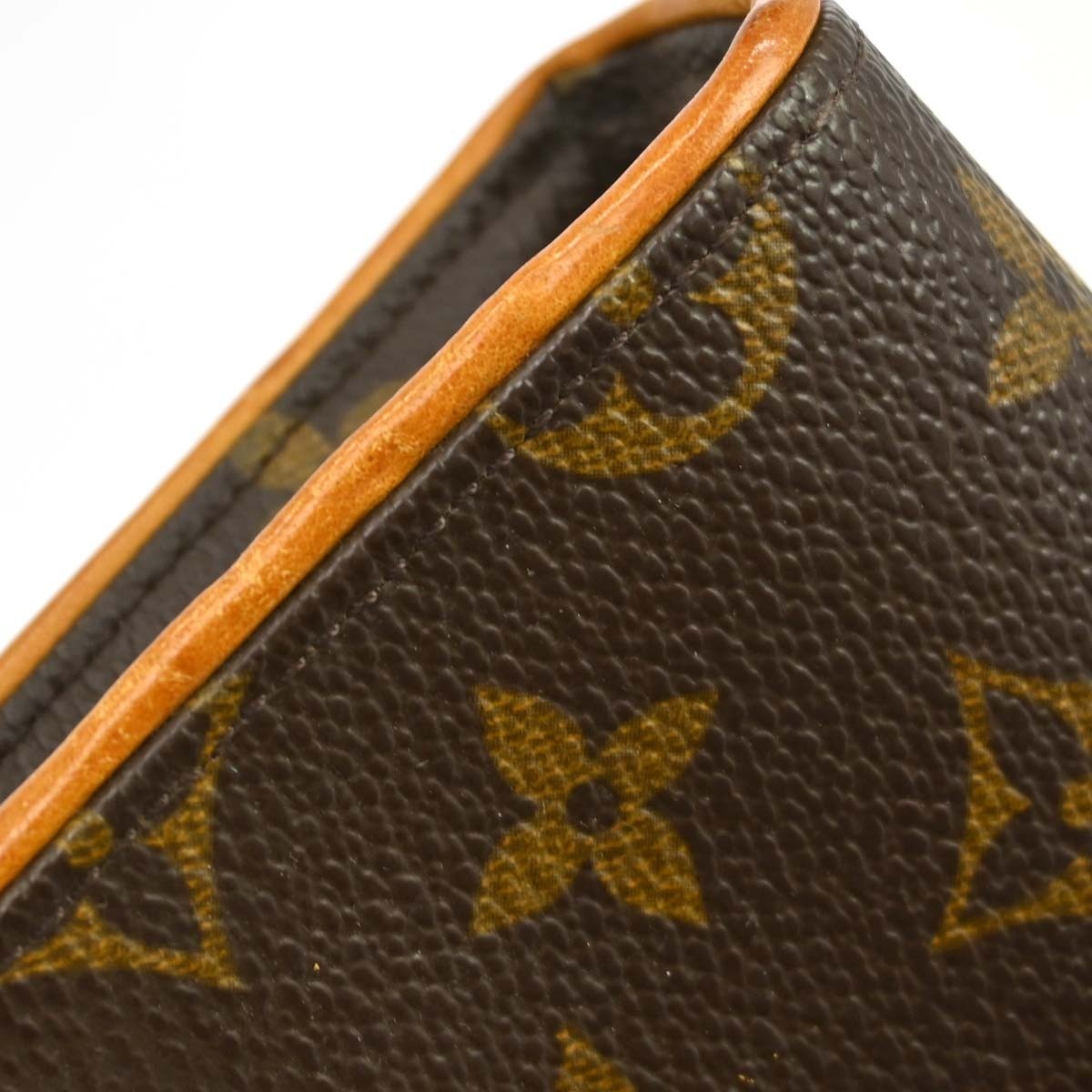 Louis Vuitton Florentine Waist Monogram Canvas Brown Canvas Clutche & Pouche Bag (Pre-Owned)