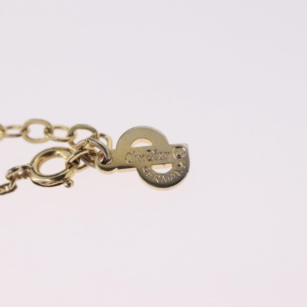 Christian Dior Cd Pendant Metal Gold Metal Necklace Jewelry (Pre-Owned)