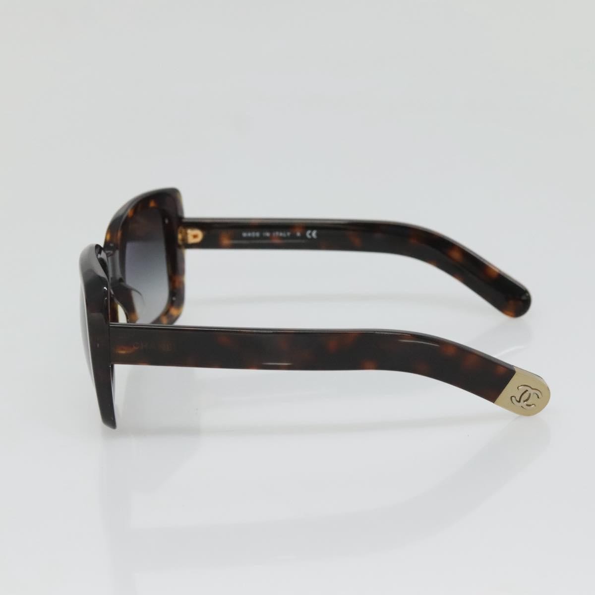 Chanel Chanel Logo Sunglasses Eye Wear Plastic Brown Plastic Sunglasse Accessory (Pre-Owned)