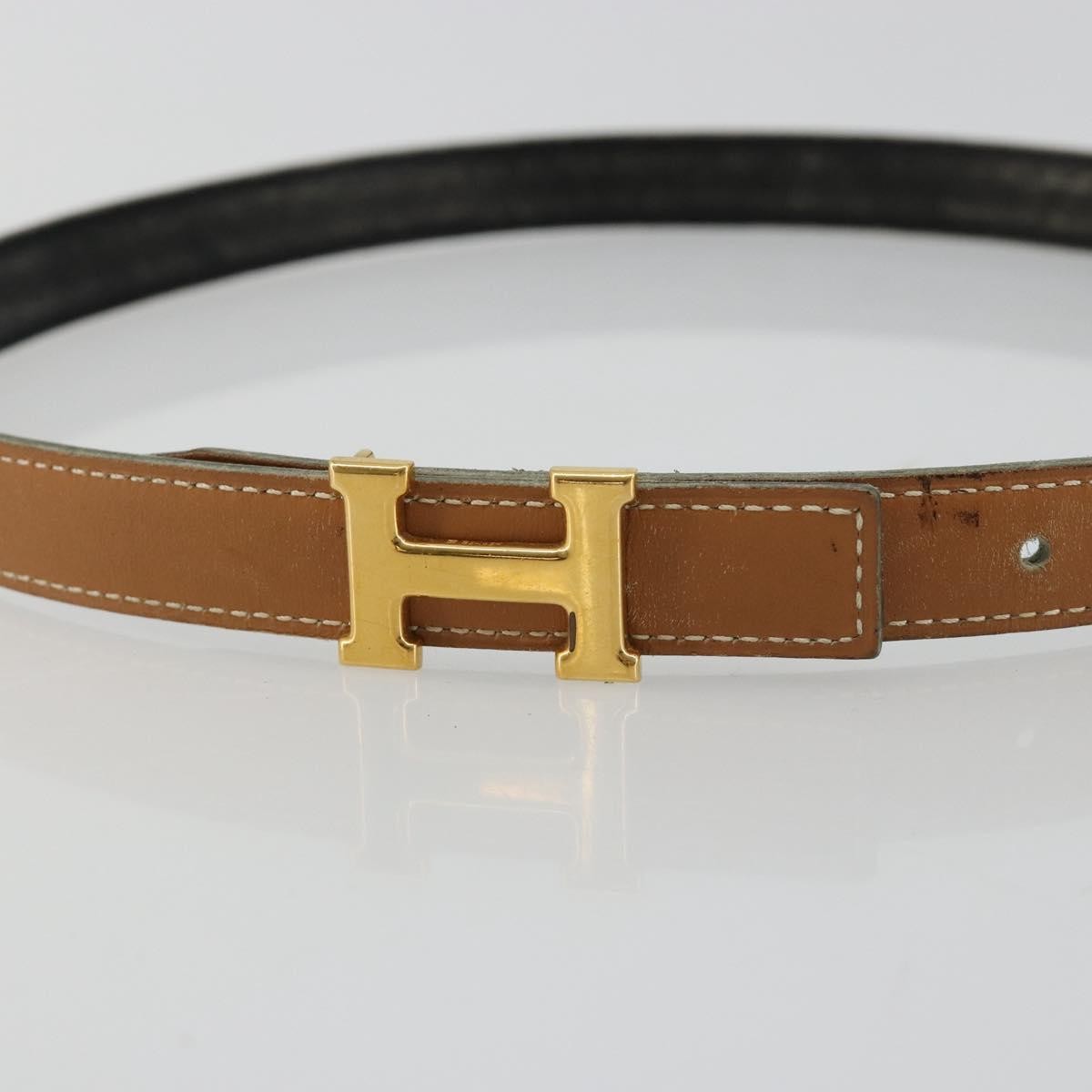 Hermes Constance Belt Leather Beige Leather Belts Accessory (Pre-Owned)