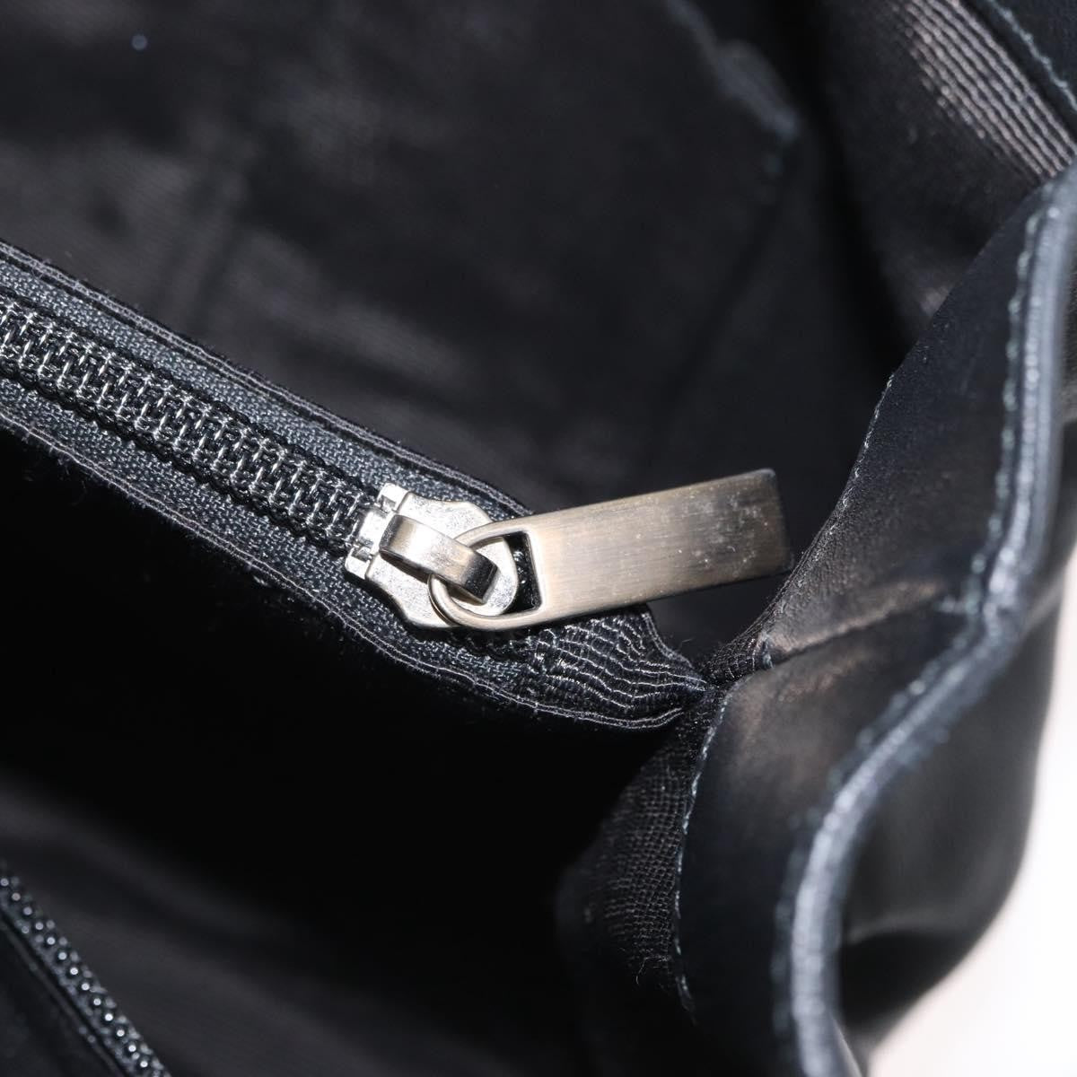 Salvatore Ferragamo Vala Tote Leather Black Leather Tote Bag Bag (Pre-Owned)
