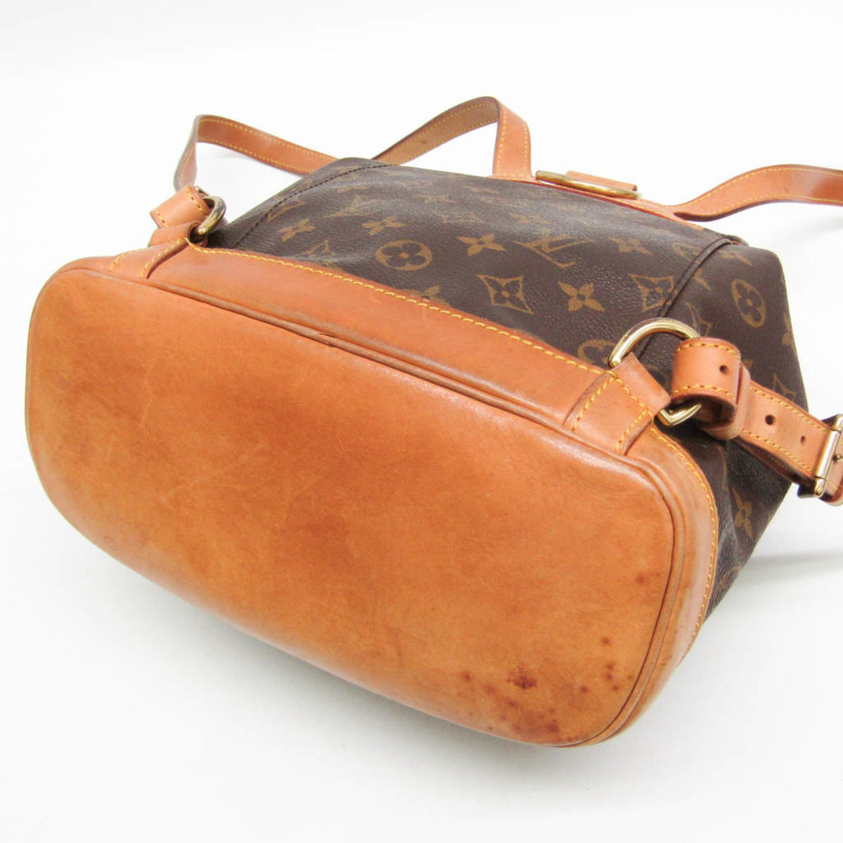 Louis Vuitton Vintage Montsouris Monogram Canvas Brown Canvas Backpack Bag (Pre-Owned)