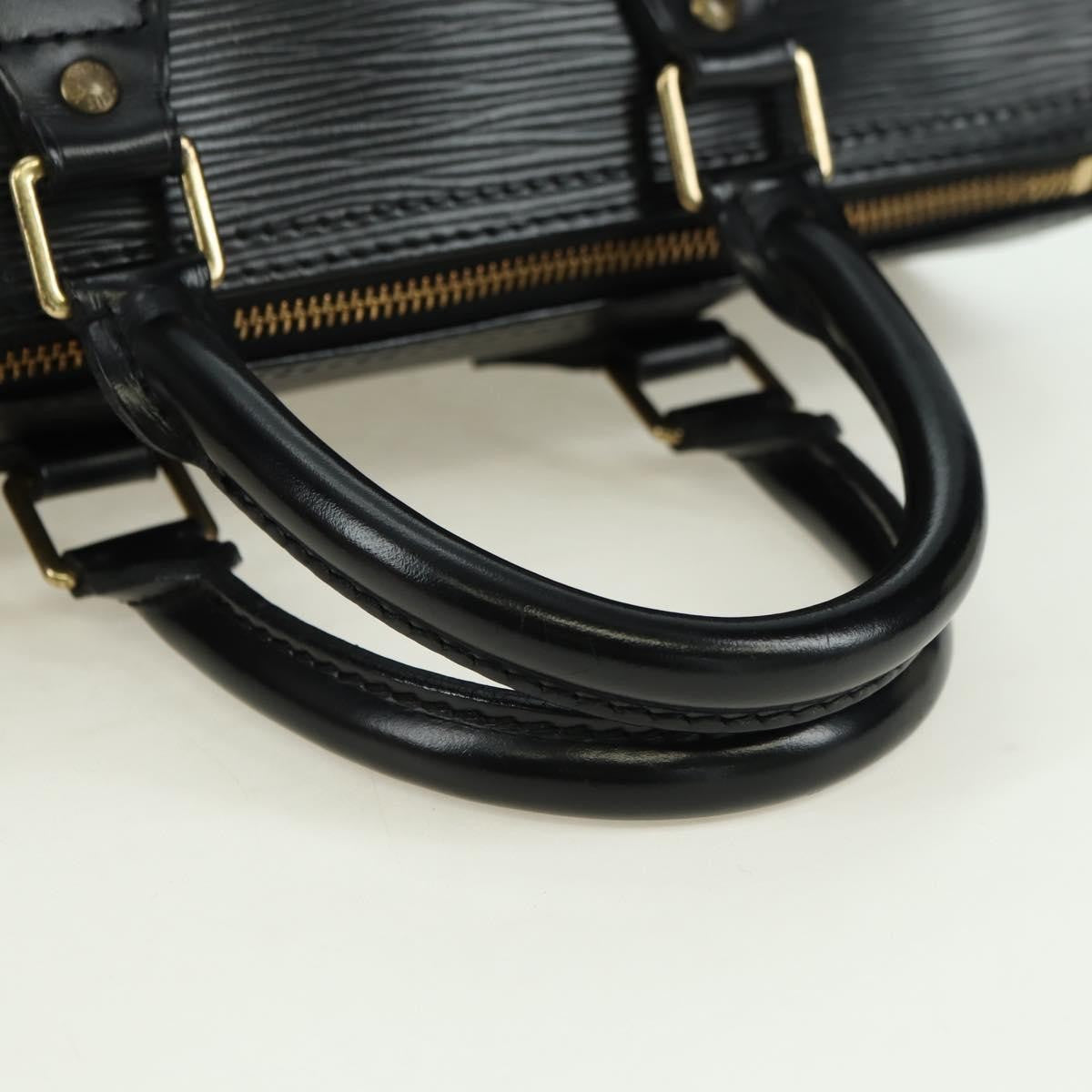 Louis Vuitton Speedy Epi Leather Black Leather Handbag (Pre-Owned)