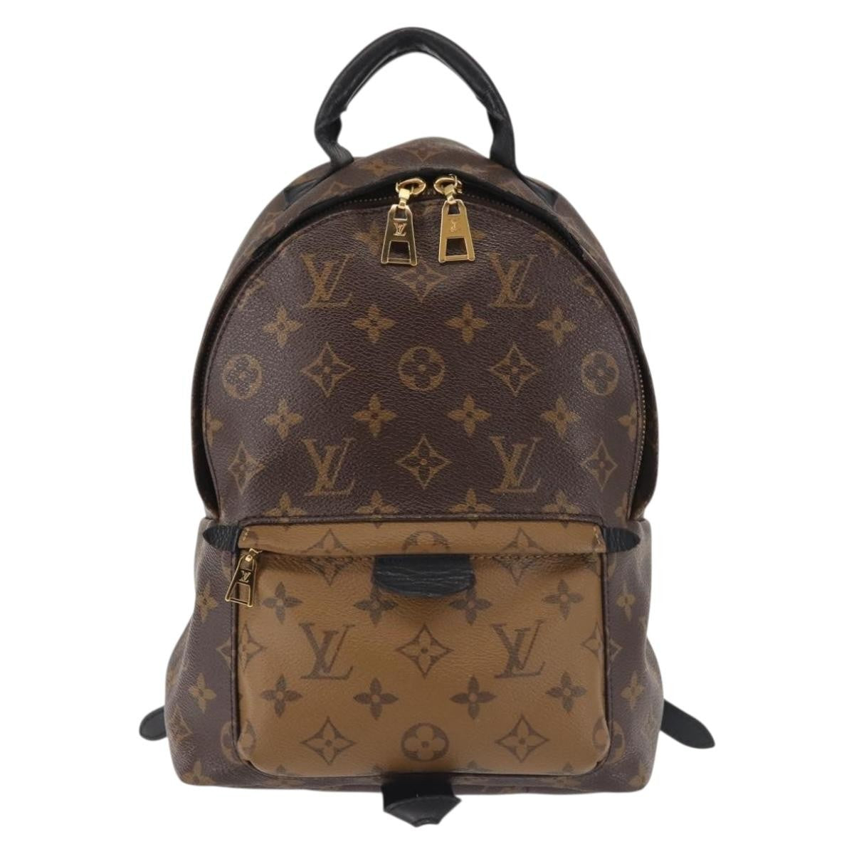 Louis Vuitton Palm Springs Reverse Monogram Canvas Brown Canvas Backpack Bag (Pre-Owned)