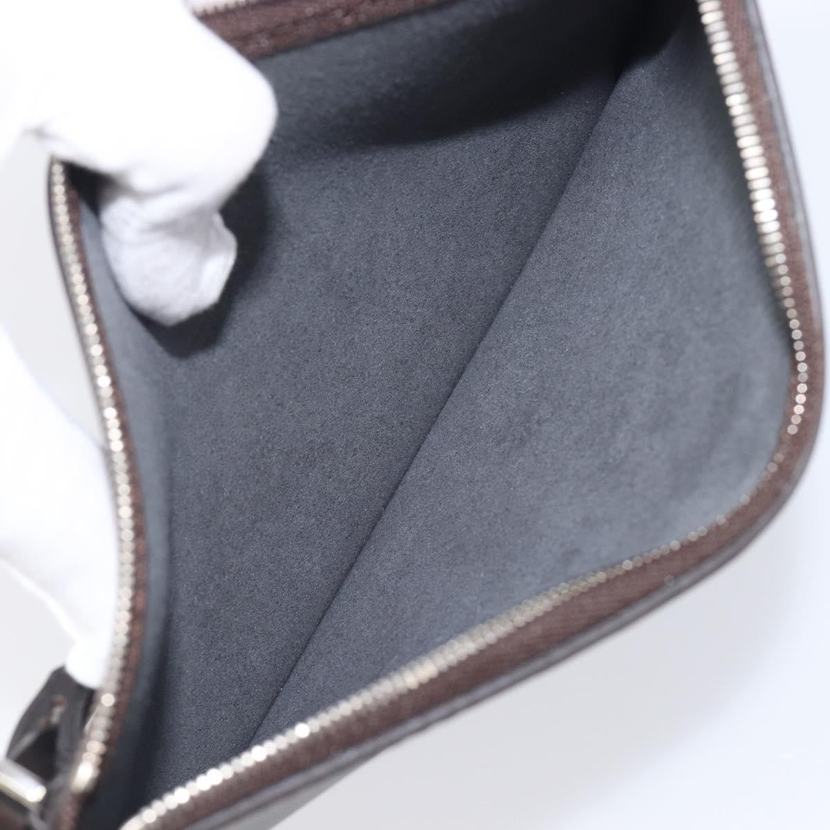 Louis Vuitton Neverfull Pochette Leather Brown Leather Clutche & Pouche Bag (Pre-Owned)