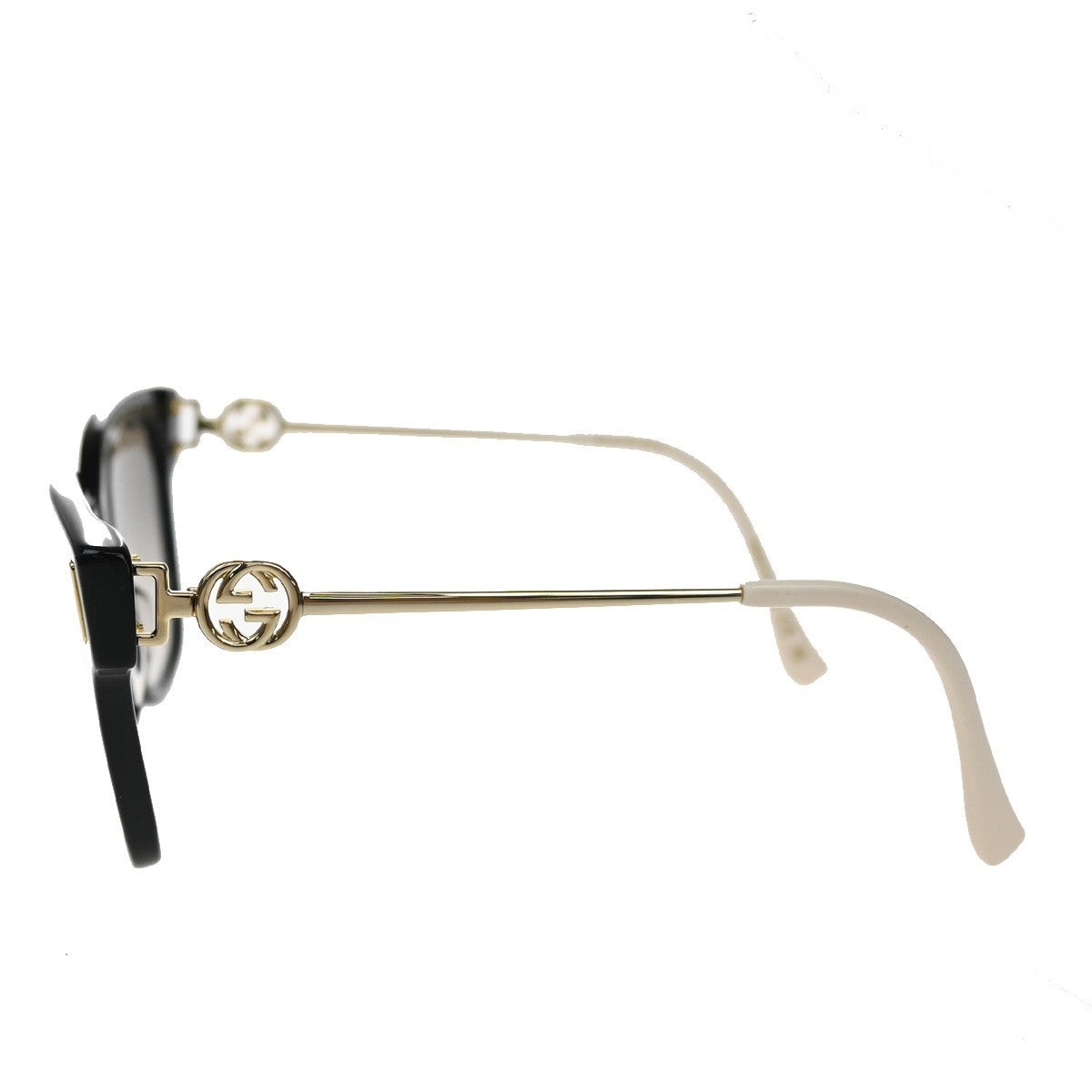 Gucci Eyewear Interlocking G Sunglasses Black Plastic_Glass Sunglasse Accessory (Pre-Owned)