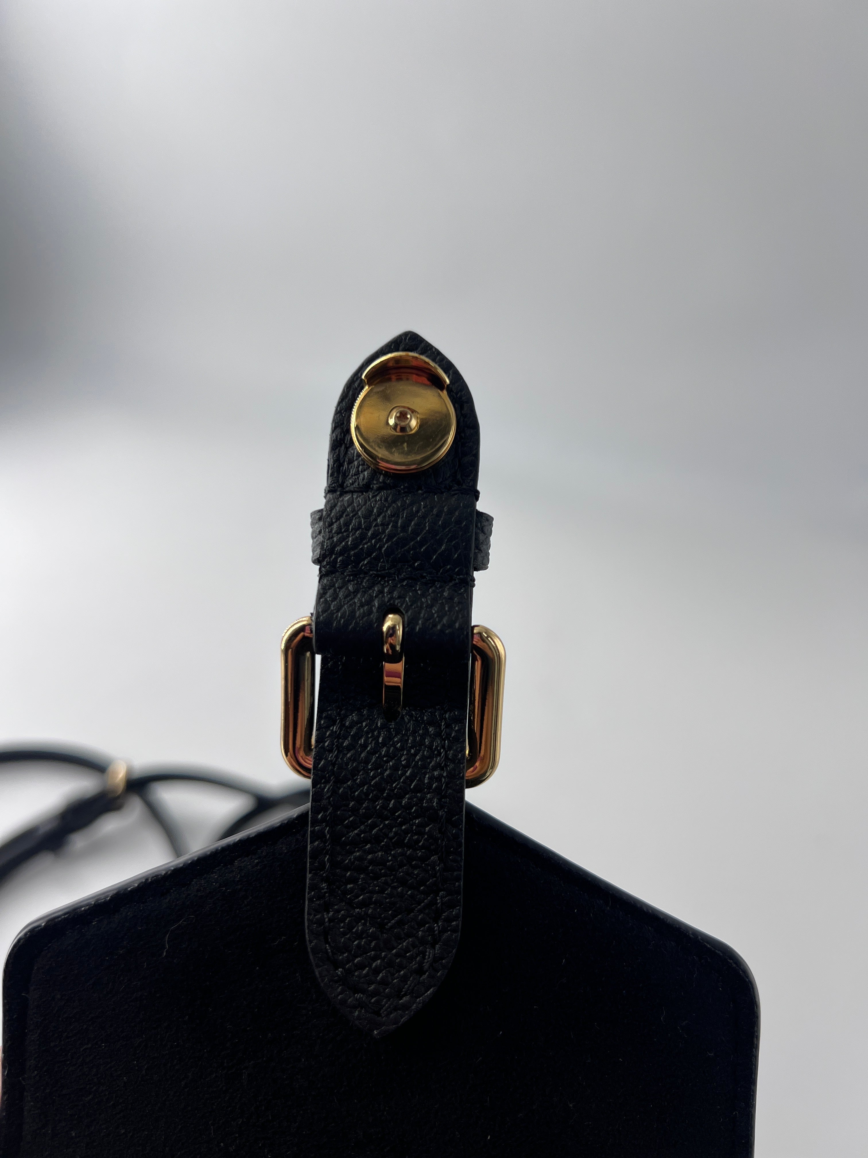 Louis Vuitton Tiny Backpack Monogram Empreinte Giant Black Leather Backpack Bag (Pre-Owned)