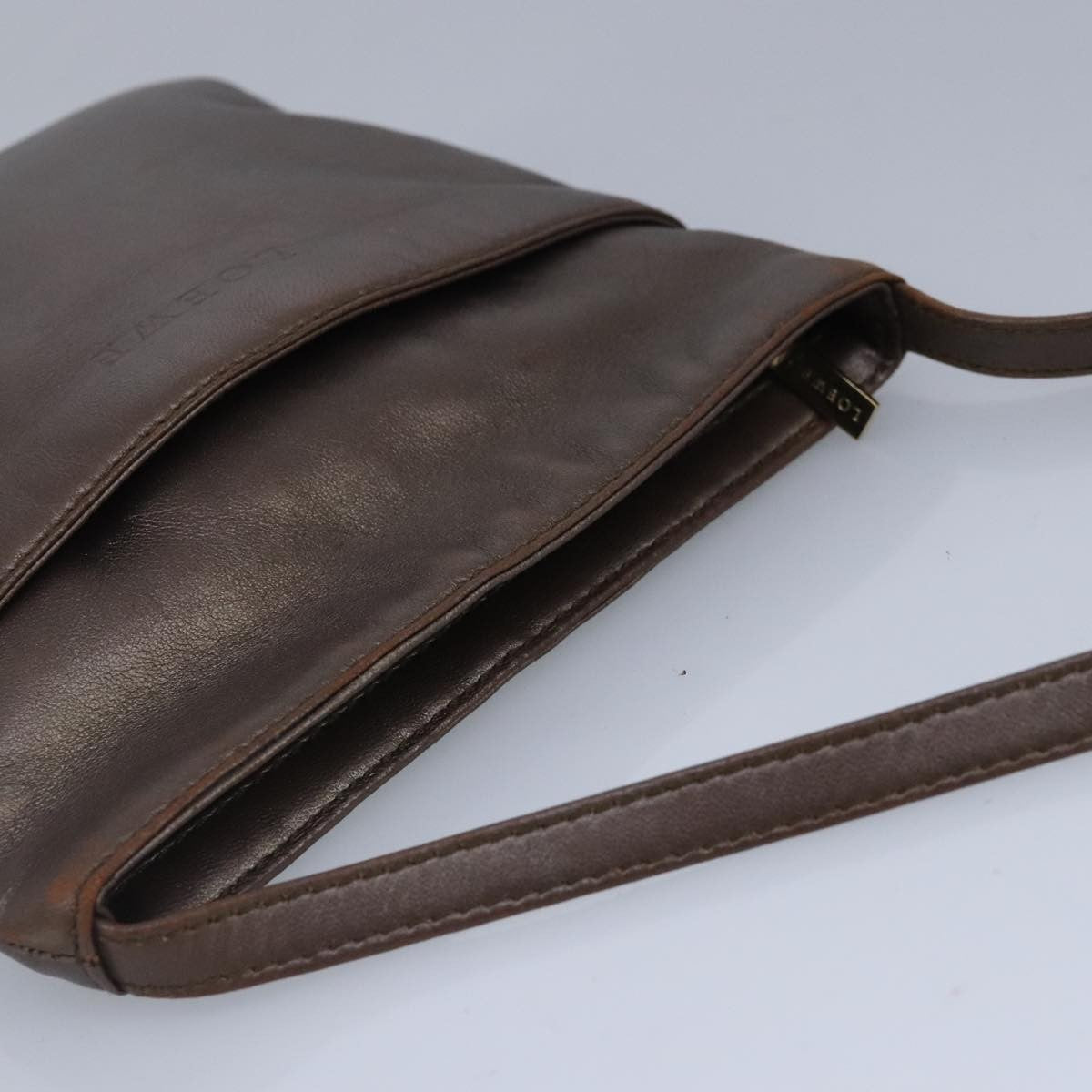 Loewe Vintage Leather Brown Leather Shoulder Bag Bag (Pre-Owned)