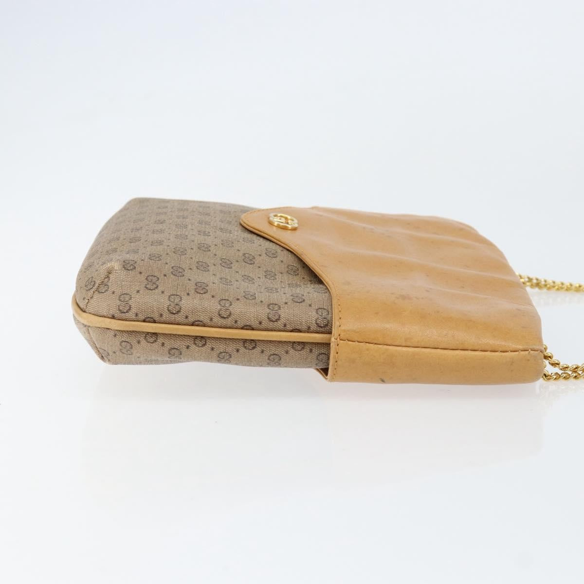 Gucci Micro Gg Supreme Gg Canvas Beige Pvc Shoulder Bag Bag (Pre-Owned)