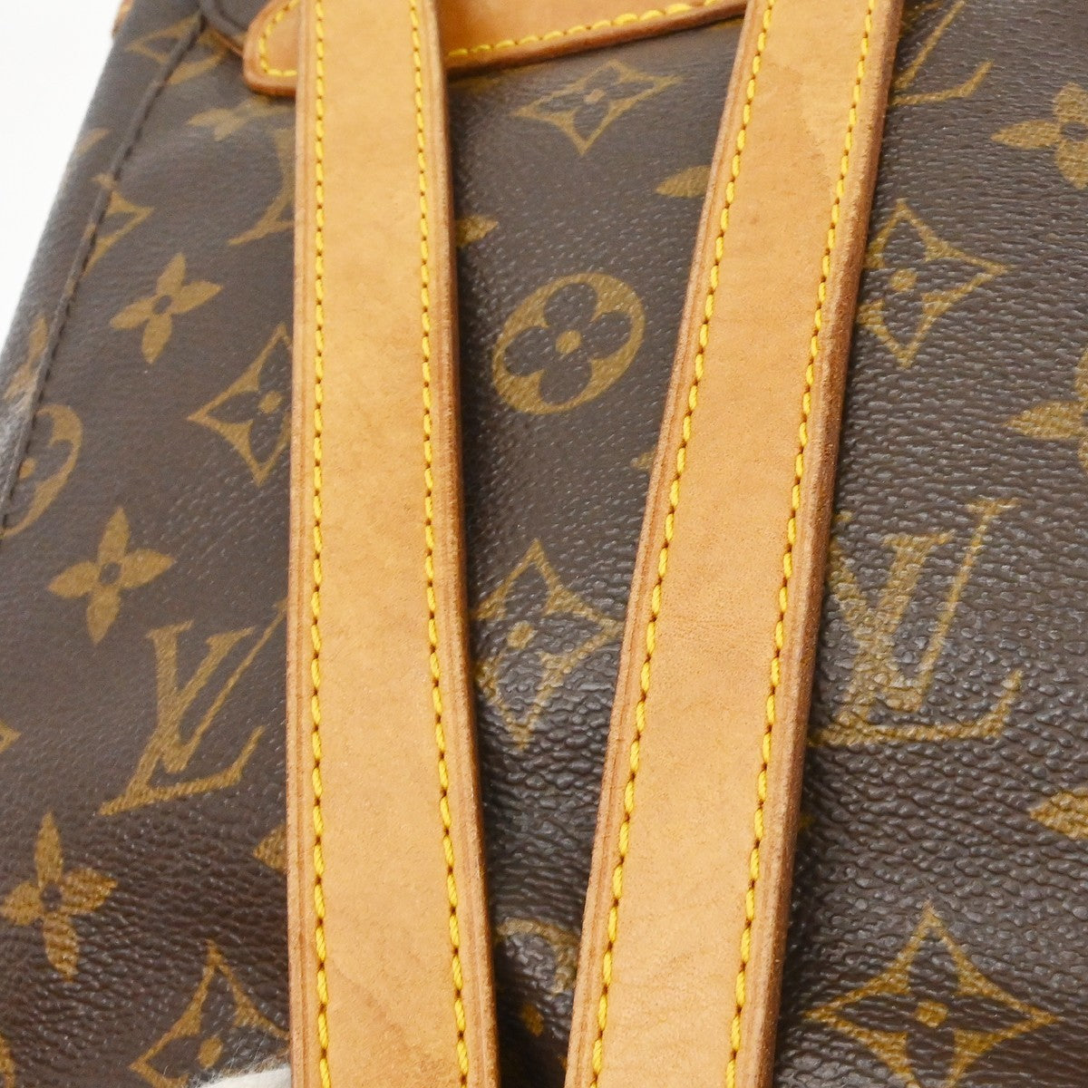 Louis Vuitton Vintage Montsouris Monogram Canvas Brown Canvas Backpack Bag (Pre-Owned)