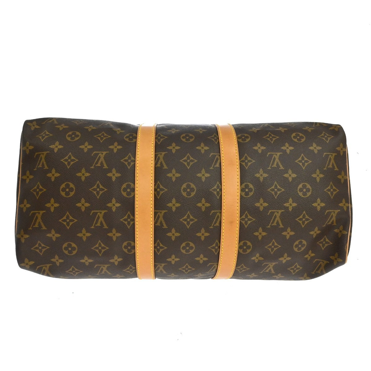 Louis Vuitton Keepall Monogram Canvas Brown Canvas Travel Bag Bag (Pre-Owned)