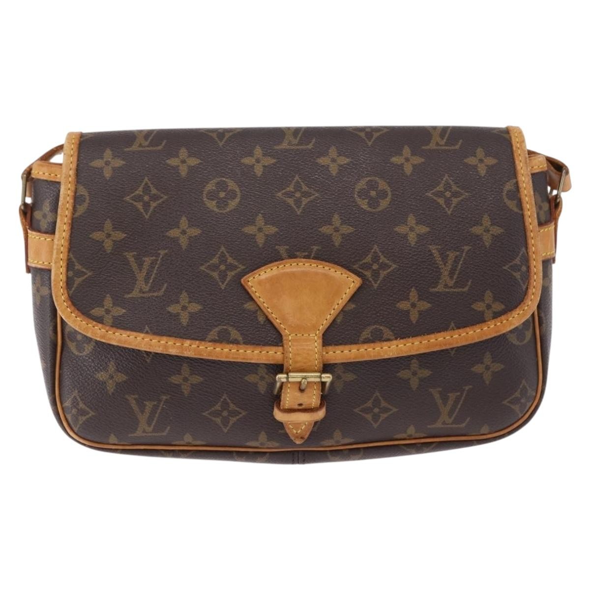 Louis Vuitton Sologne Monogram Brown Canvas Shoulder Bag Bag (Pre-Owned)