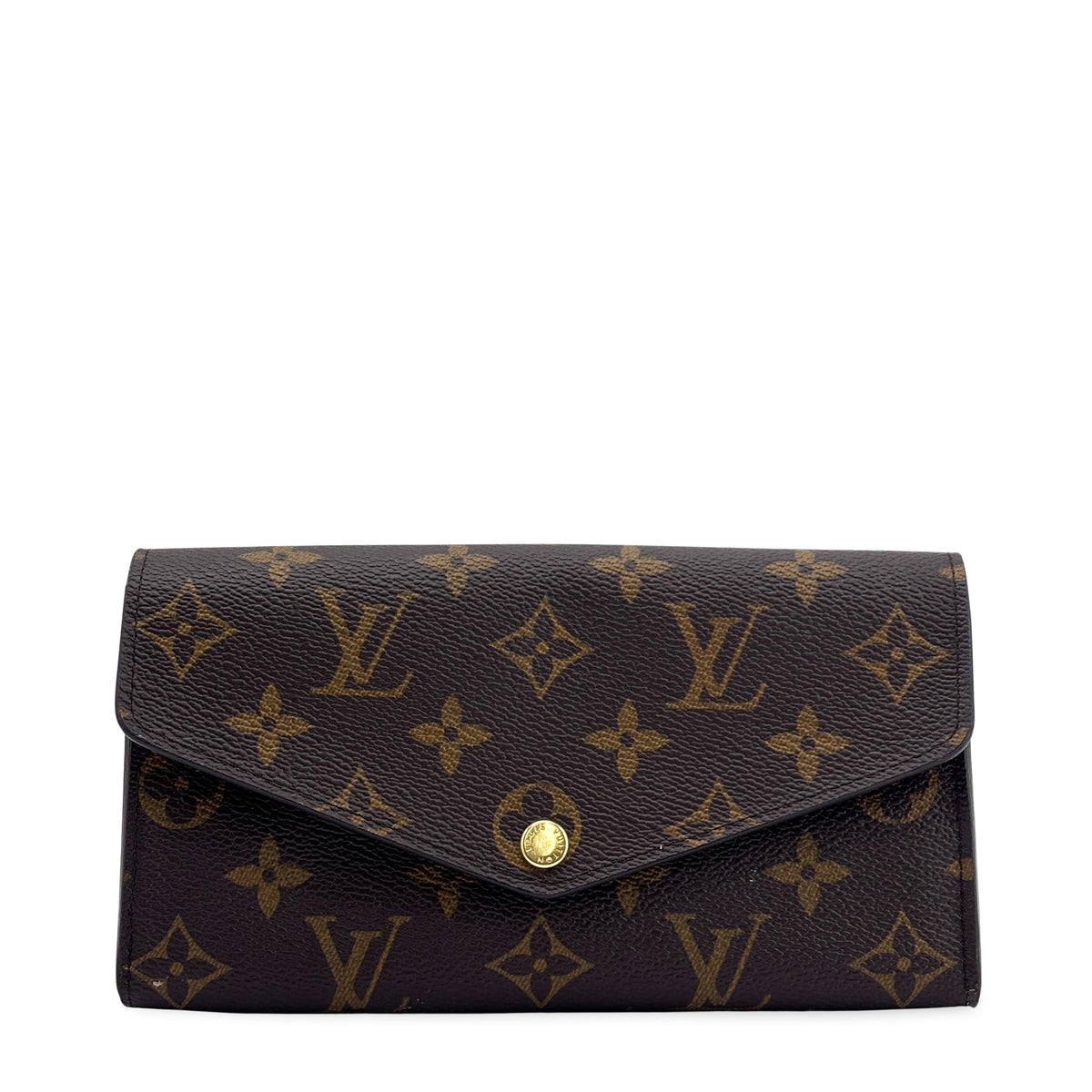 Louis Vuitton Jeanne Monogram Canvas Brown Canvas Wallets Accessory (Pre-Owned)