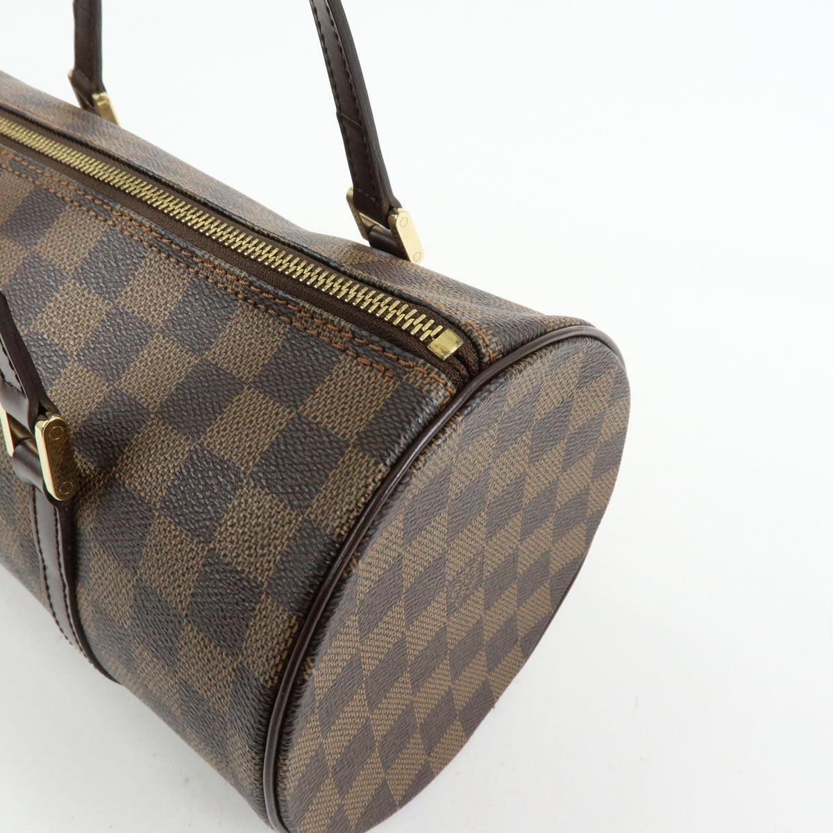 Louis Vuitton Papillon Damier Ebene Brown Canvas Handbag (Pre-Owned)