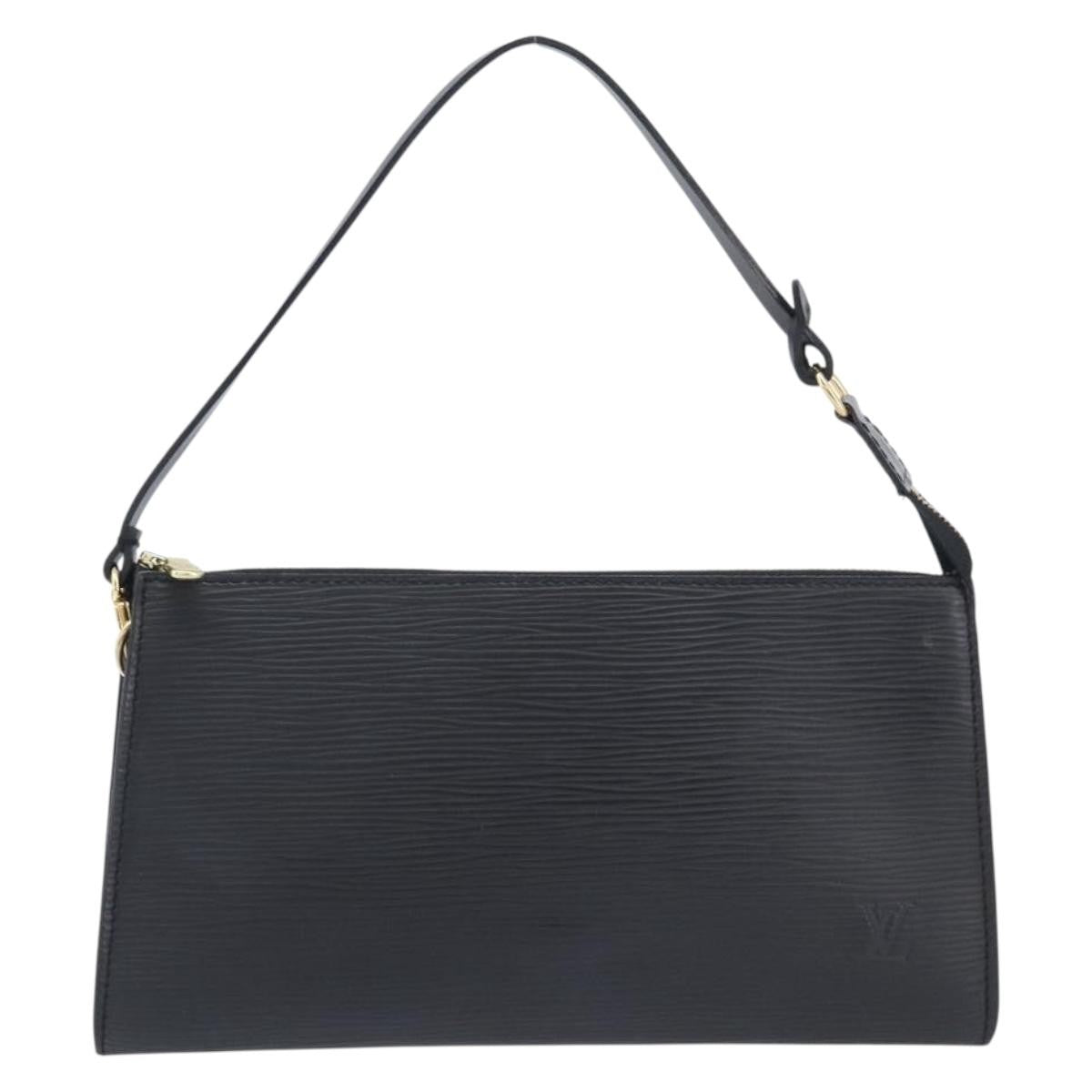 Louis Vuitton Pochette Accessoires Epi Leather Black Leather Clutche & Pouche Bag (Pre-Owned)